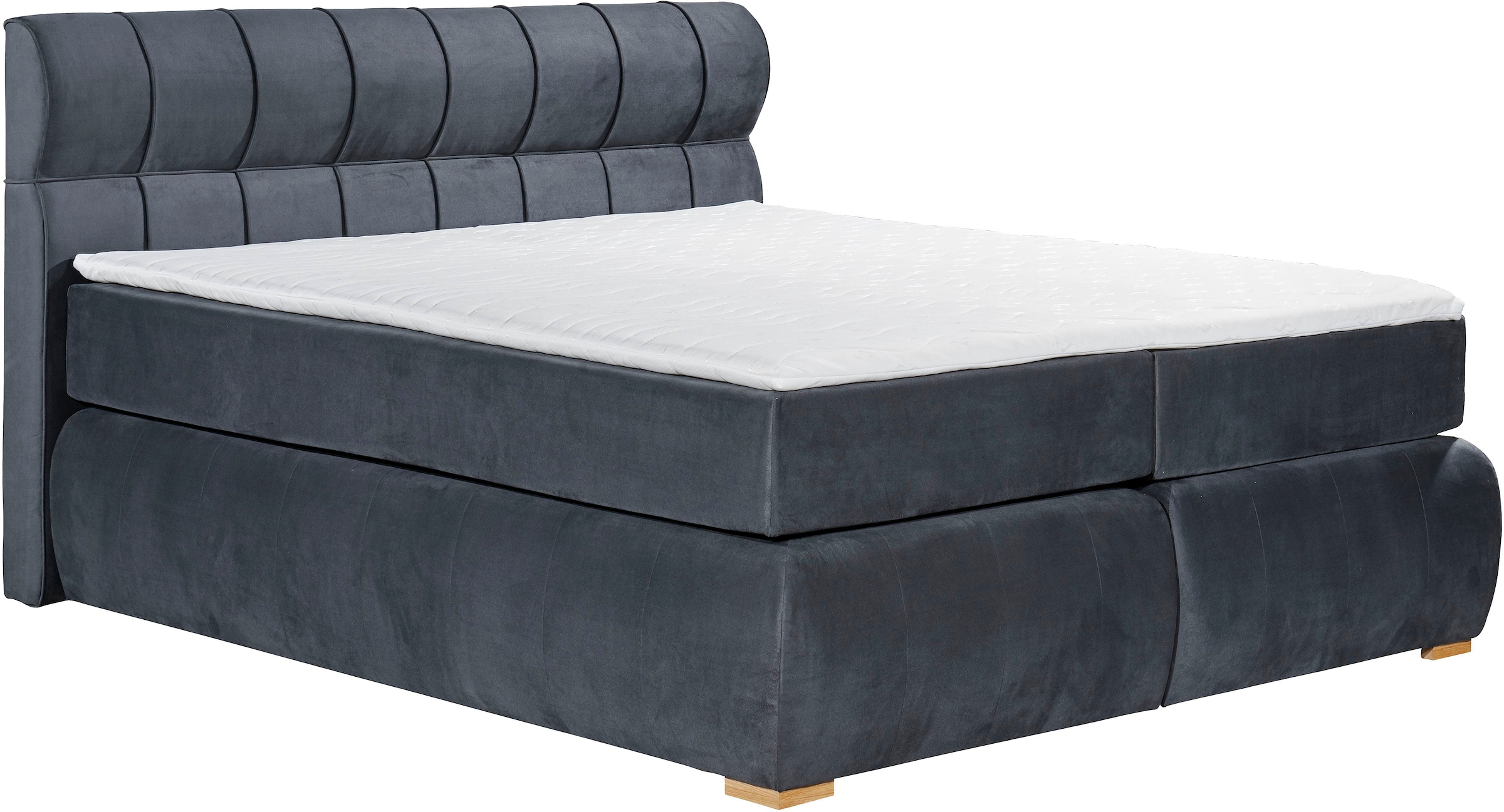 Places of Style Boxspringbett »Felicia«, in H4, inkl. Topper und Bettkasten
