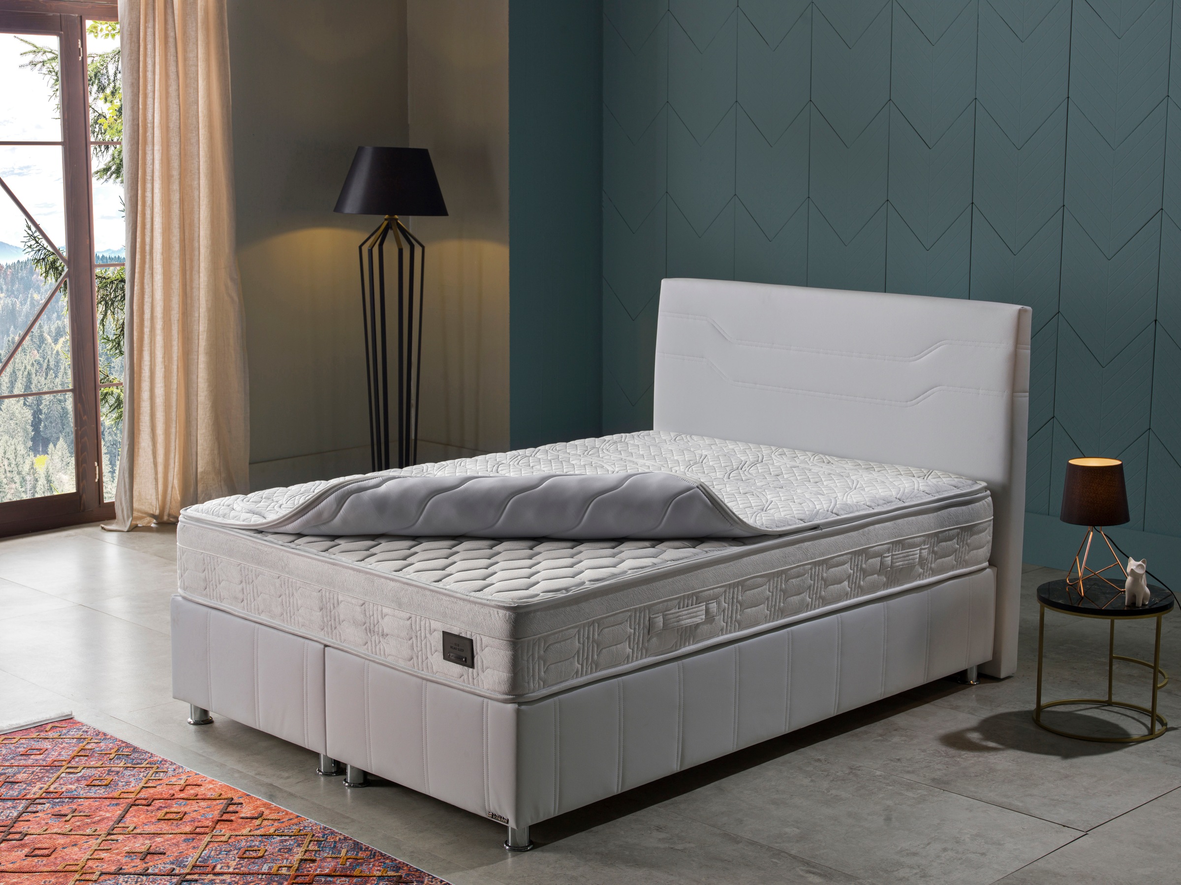 Image of İSTİKBAL Bonnellfederkernmatratze »Matratze New Relax Sleep -Matratzenbezug aus fortschrittlichem Hightech-Gewebe«, 27 cm hoch, 418 Federn, (1 St.), abnehmbarer Komfortschaumtopper mit hochwertigem Viskose-Bezug bei Ackermann Versand Schweiz