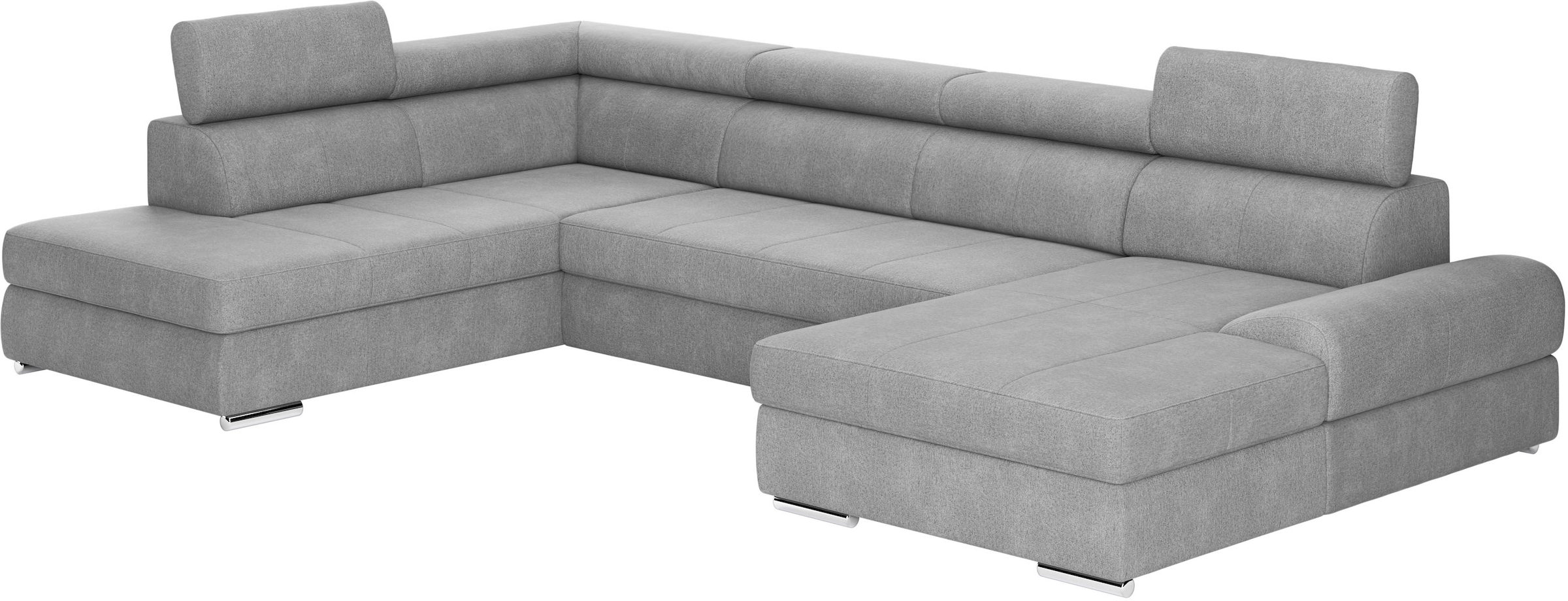 sit&more Paysage de salon »U-Form« avec têtes réglables, optionnellement avec fonction couchage
