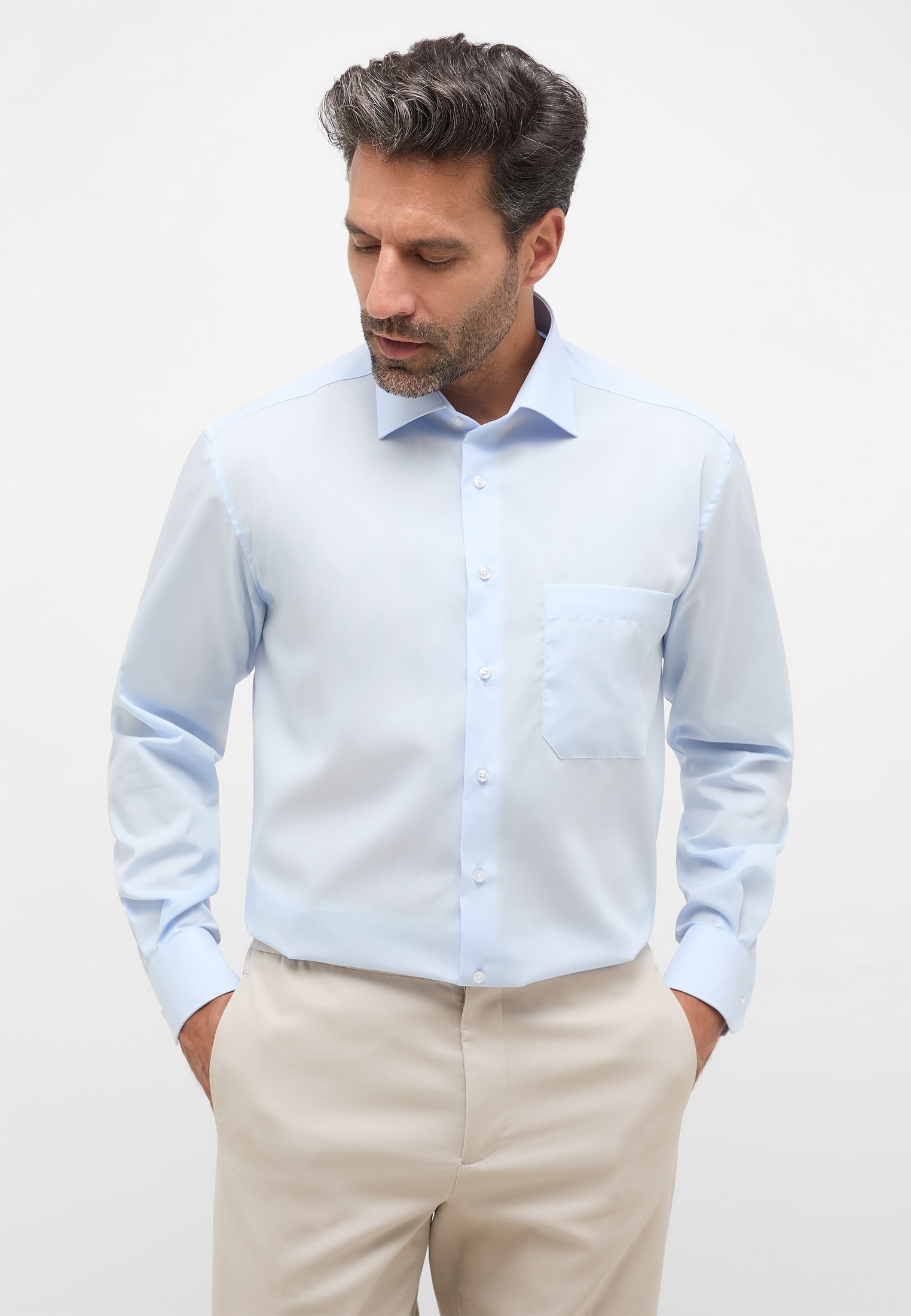 Eterna Langarmhemd »COMFORT FIT«, NON IRON (bügelfrei)
