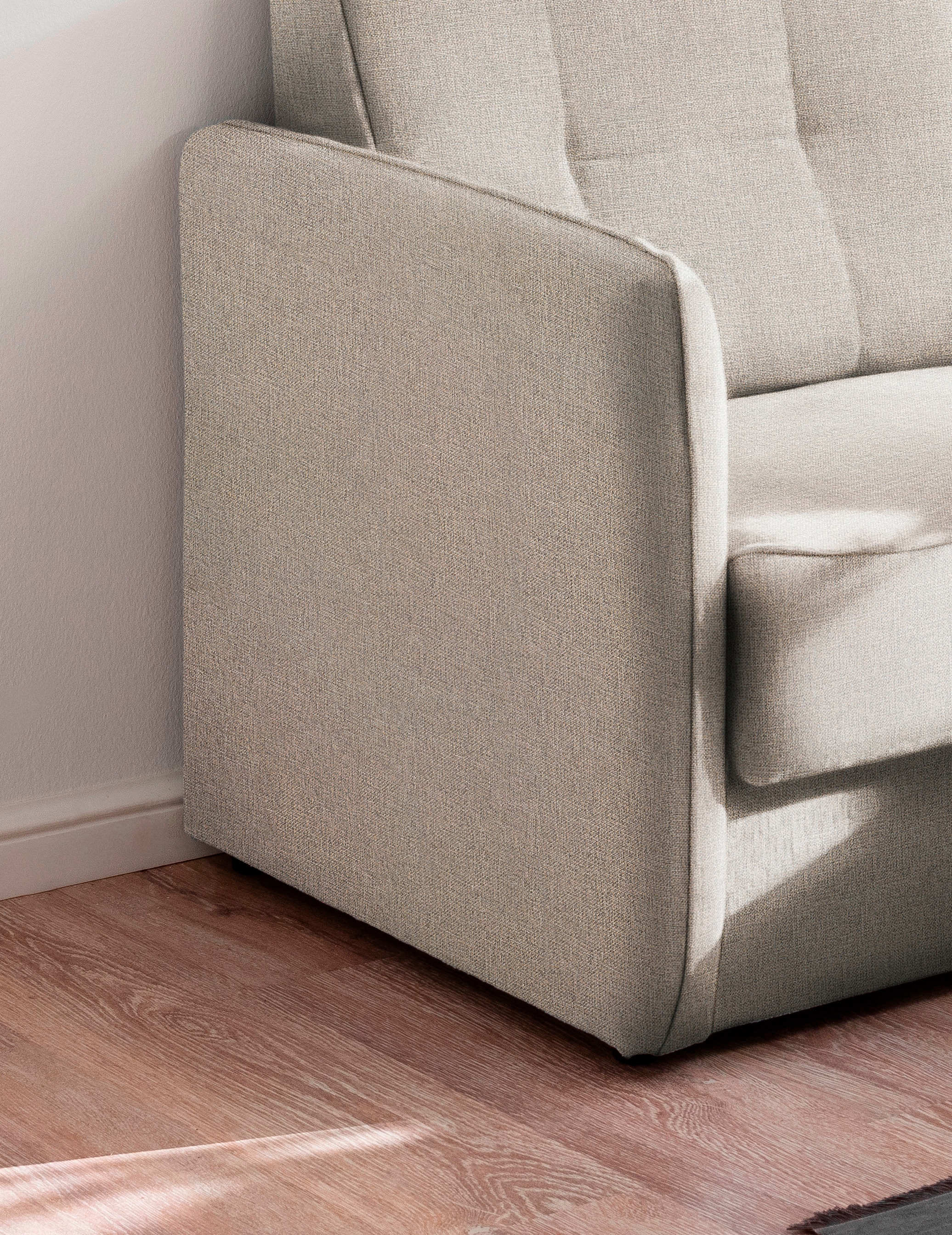 Home affaire Schlafsofa »Milano« zwei einzeln ausziehbare Liegefunktionen