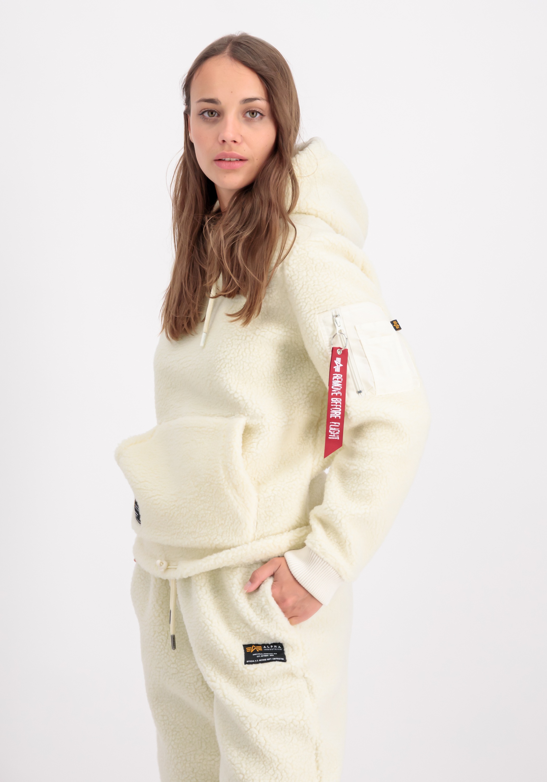 Image of Alpha Industries Hoodie "Teddy Hoodie Women"