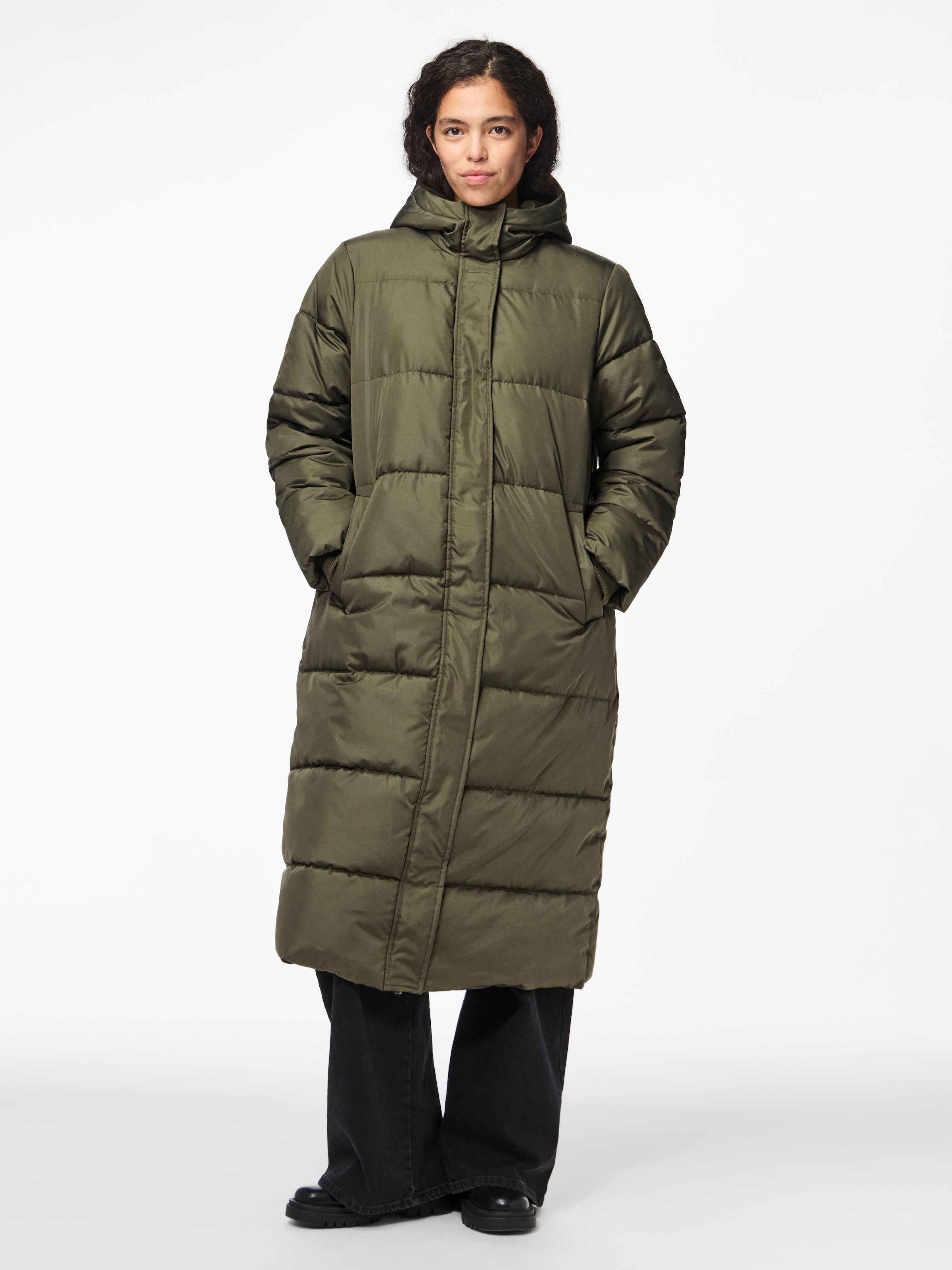 Steppmantel »PCMADDIE LONG PUFFER JACKET NOOS BC«