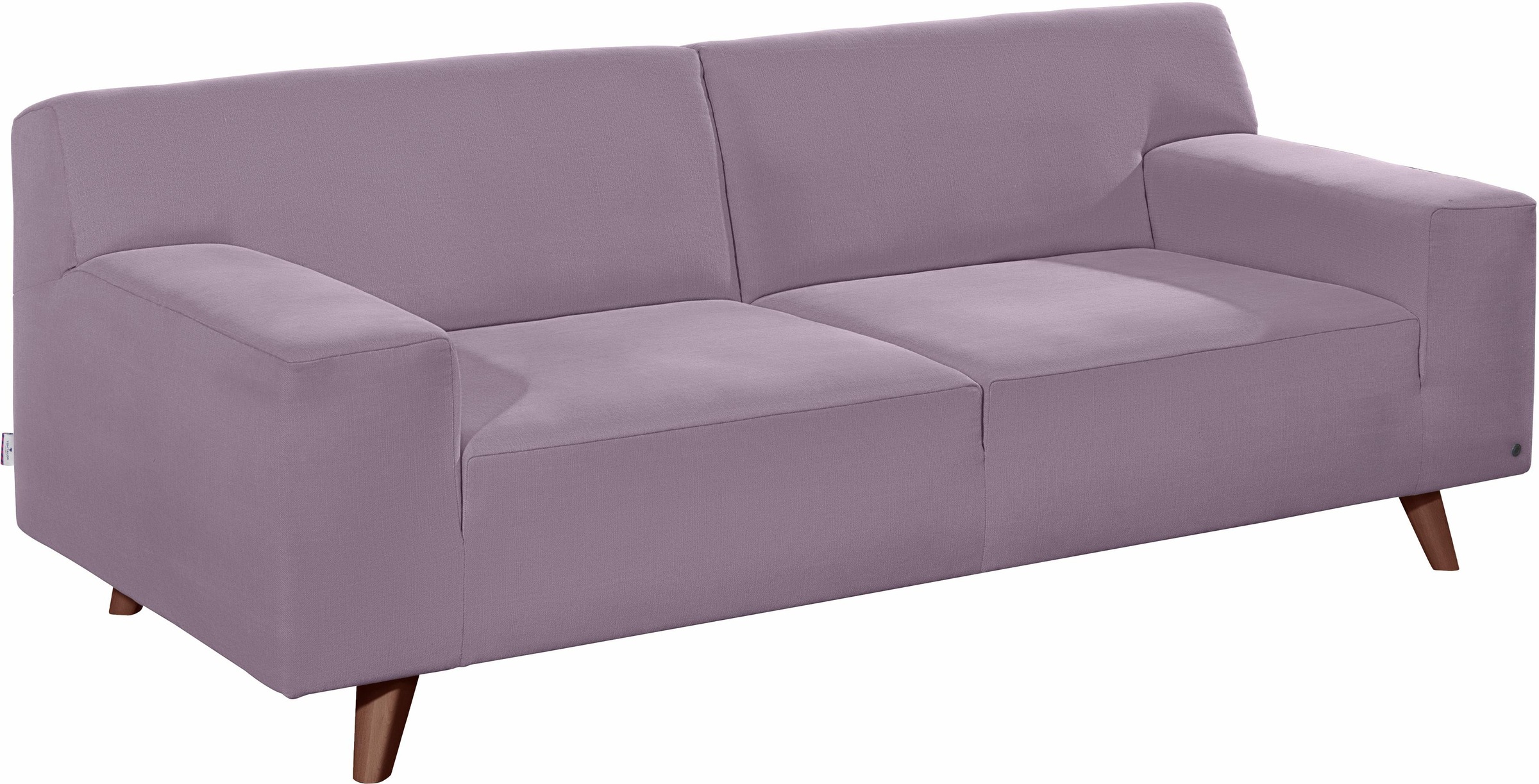 Image of TOM TAILOR 2-Sitzer »NORDIC PURE«, im Retrolook, Füsse nussbaumfarben bei Ackermann Versand Schweiz