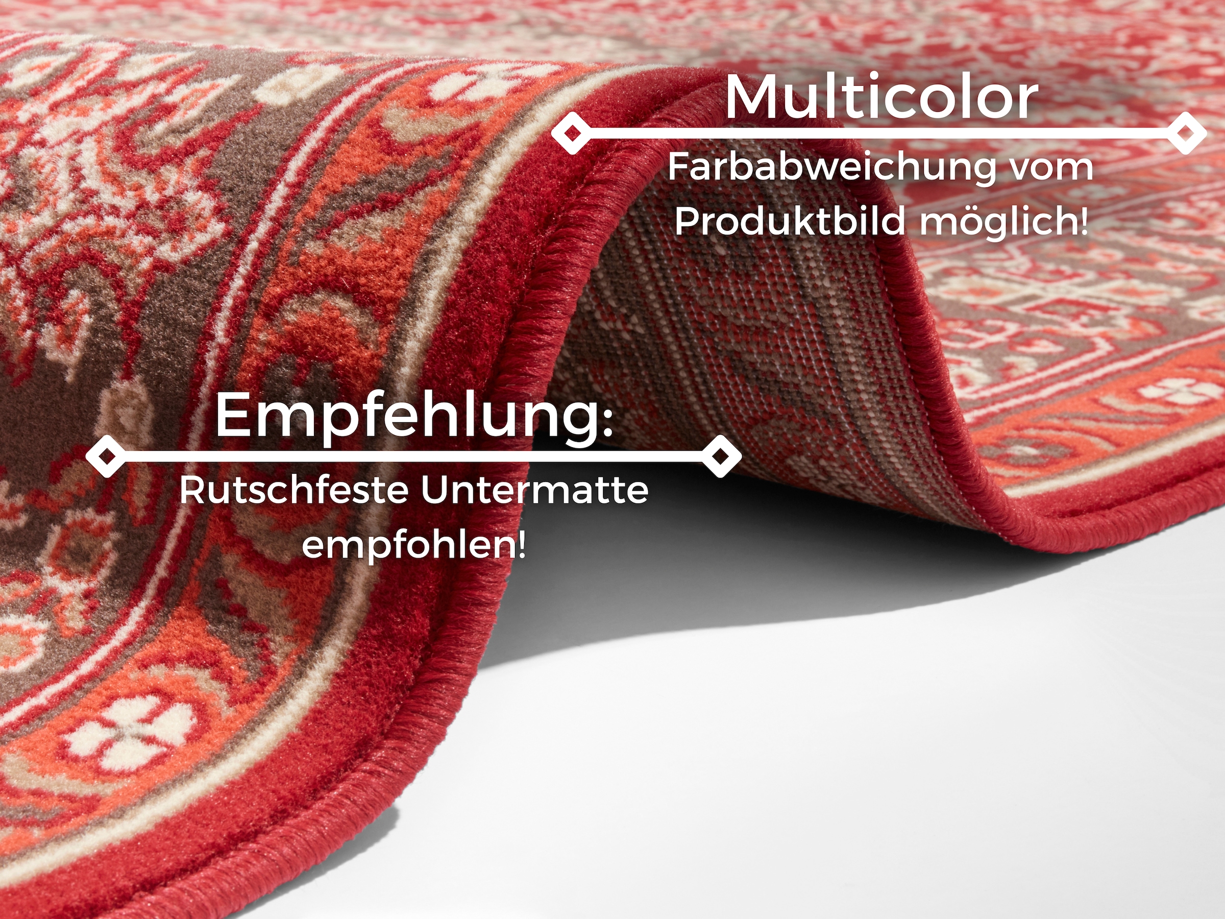 HANSE Home Teppich »Skazar Isfahan«, rechteckig, 9 mm Höhe, Kurzflor, Orient, Läufer, Vintage, Esszimmer, Wohnzimmer, Flur