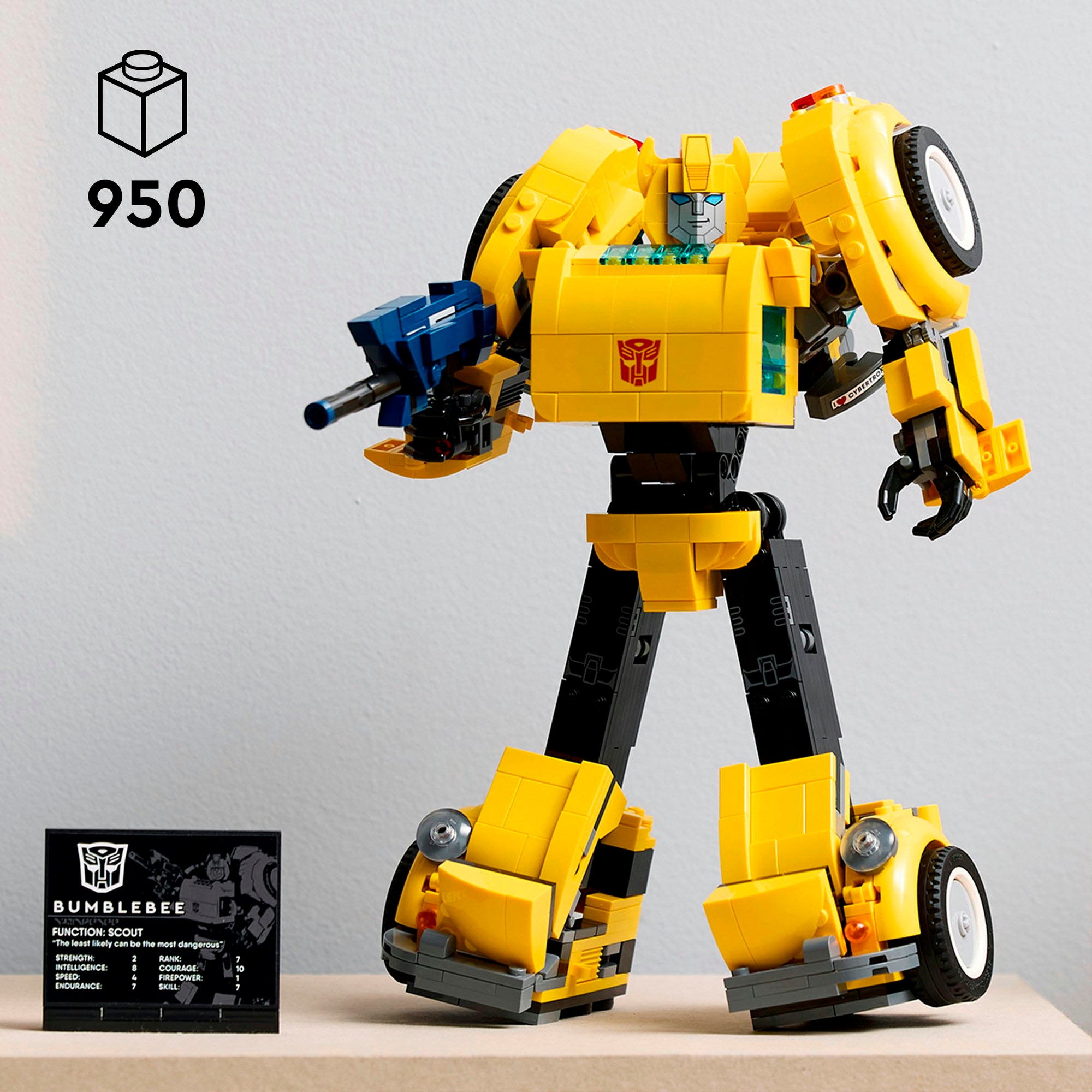 LEGO® Konstruktionsspielsteine »Bumblebee (10338), LEGO Icons« Made in Europe