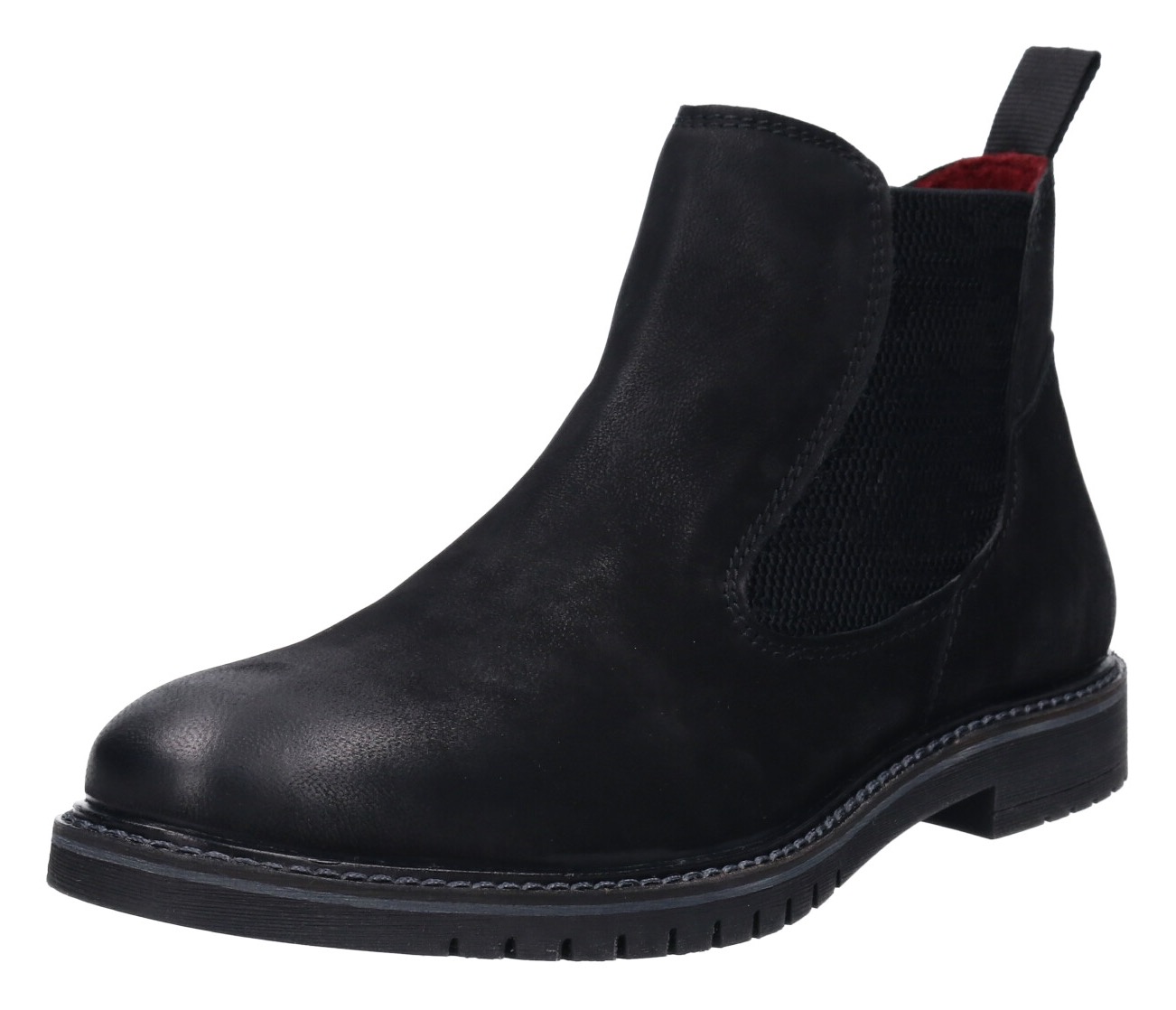 Chelseaboots, mit logobedruckter Anziehlasche