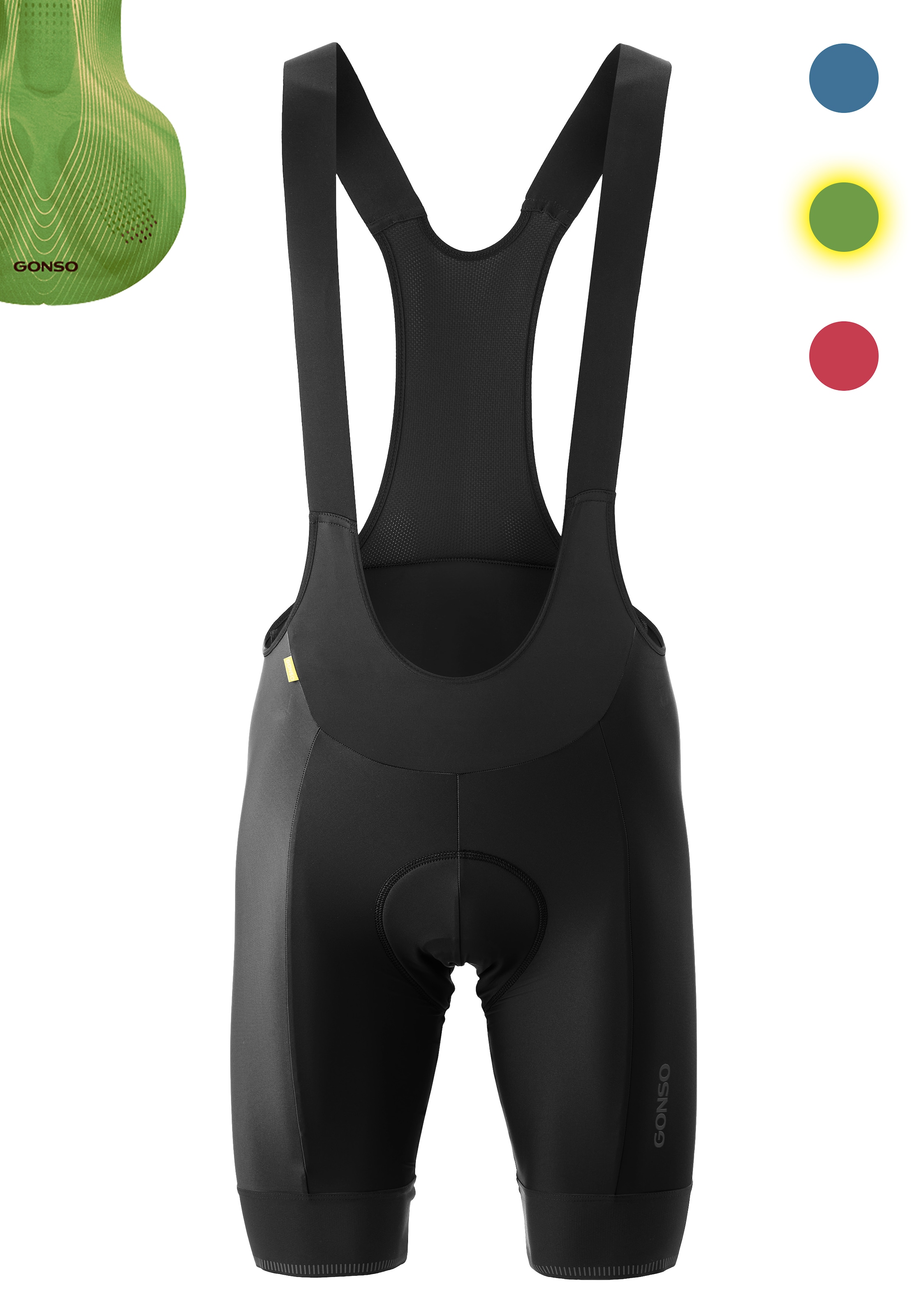 Gonso Fahrradhose »SITIVO Bib M«  Herren Radhose, Radlerhose mit speziellem Sitzpolster, Tight Fit