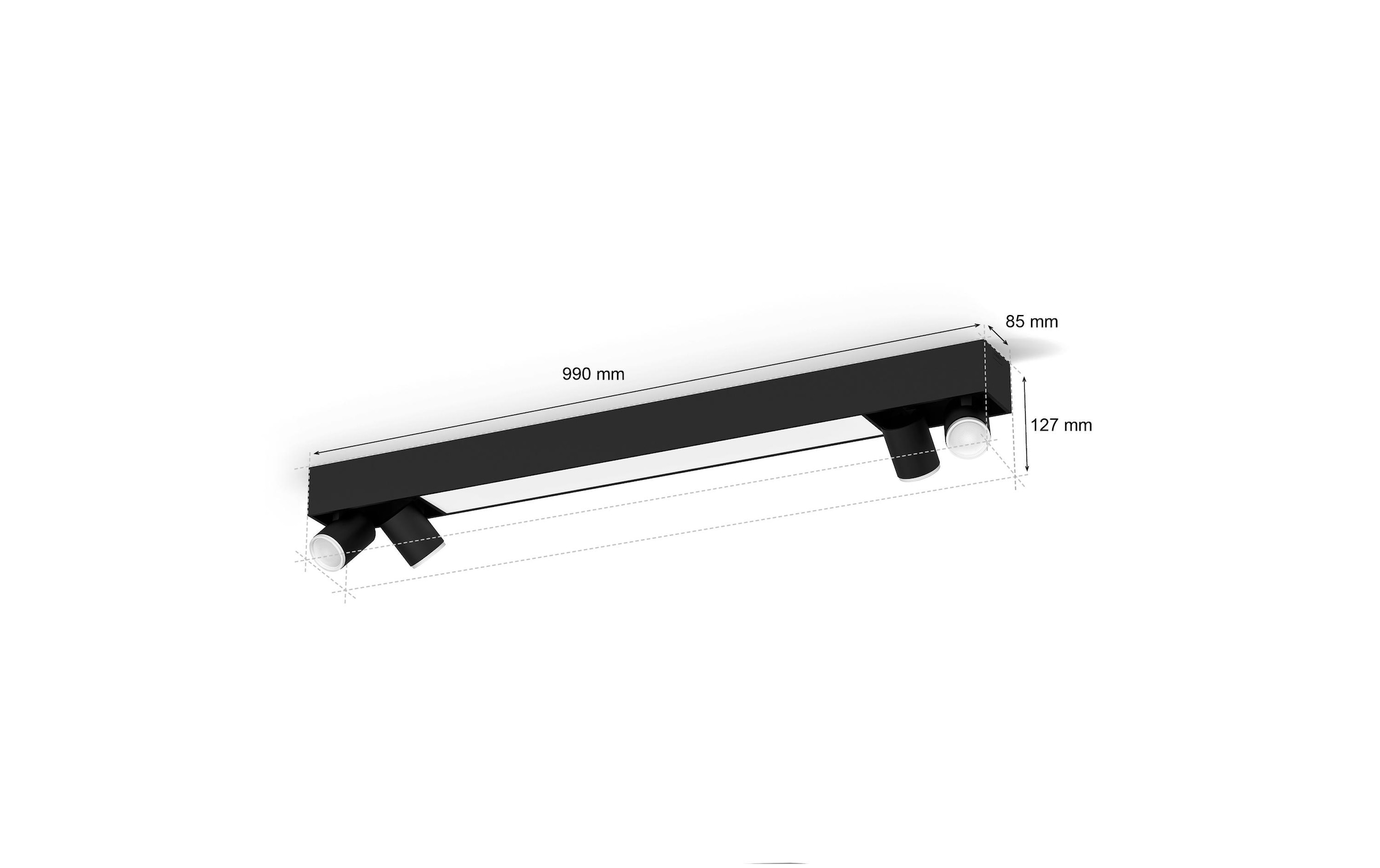 Philips Hue LED Deckenleuchte »Centris 4-Deckenspot«, Leuchtmittel GU10 | LED wechselbar