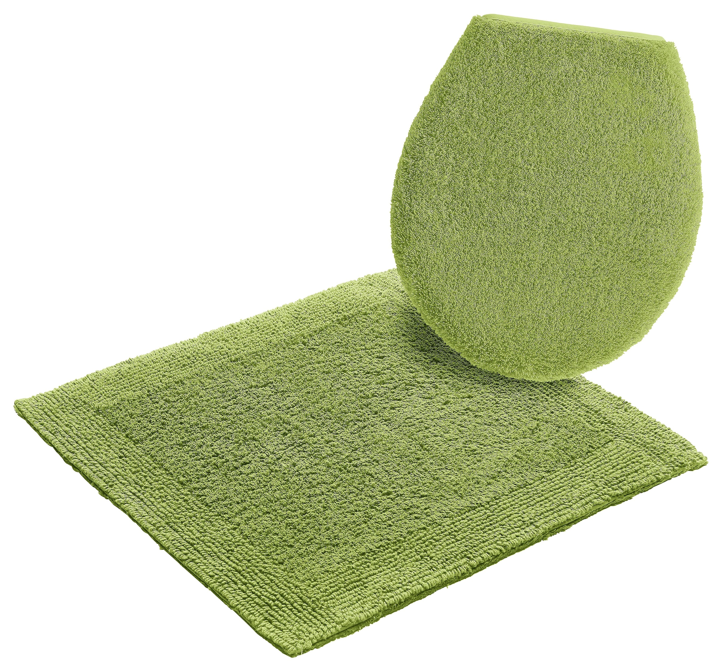 my home Badematte »Kapra, Badvorleger, Badezimmer Teppich«, beidseitig nutzbar-fussbodenheizungsgeeignet-strapazierfähig, mit Bordüre, Badteppich, Badematte