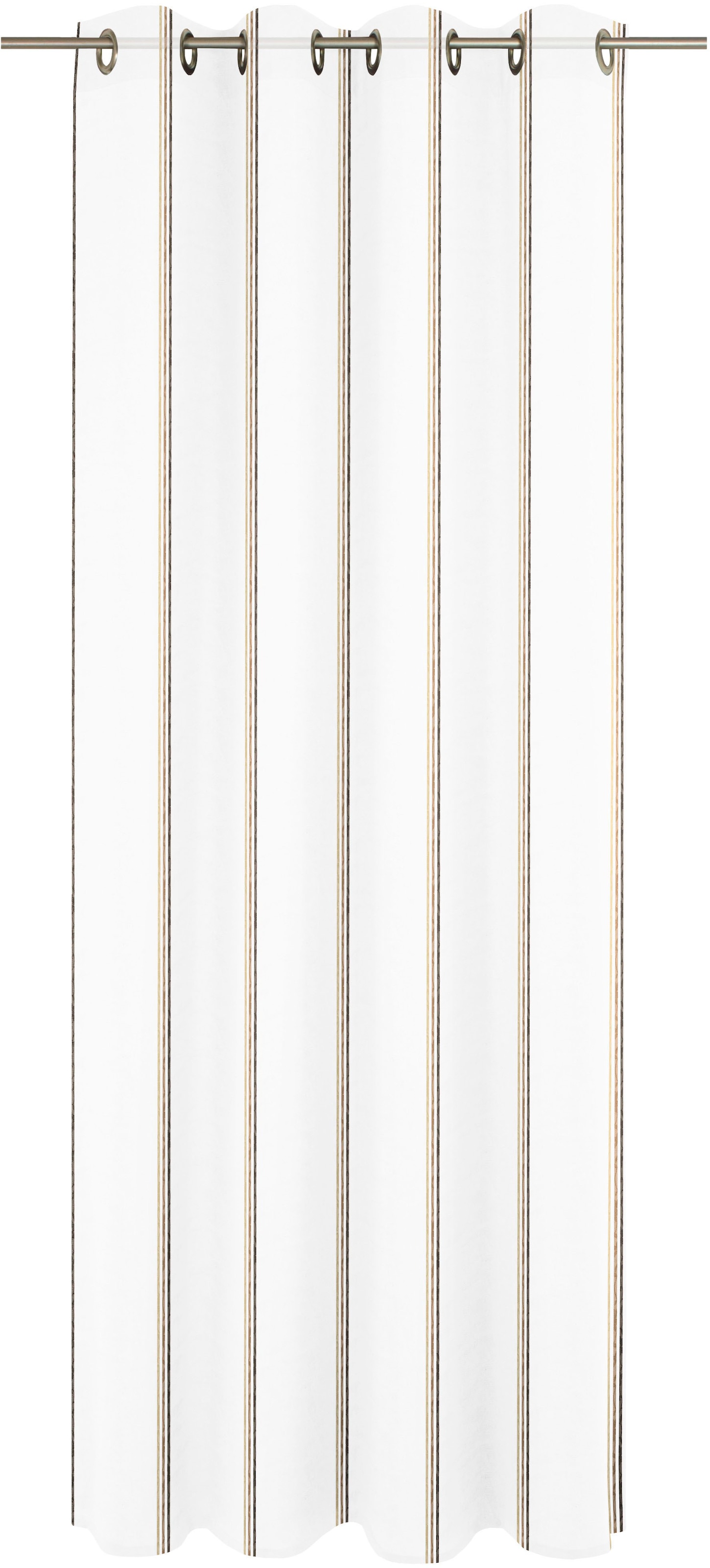 Image of Wirth Gardine "Chloé" Ösen 1 Stk. tlg. Fertigstore mit Ösen (Ø 4 cm) nach Mass
