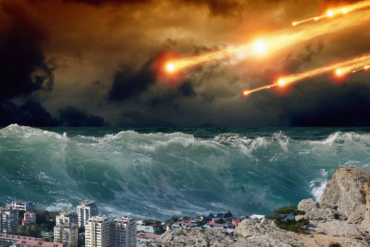 Image of Papermoon Fototapete "Apokalyptischer Tsunami"
