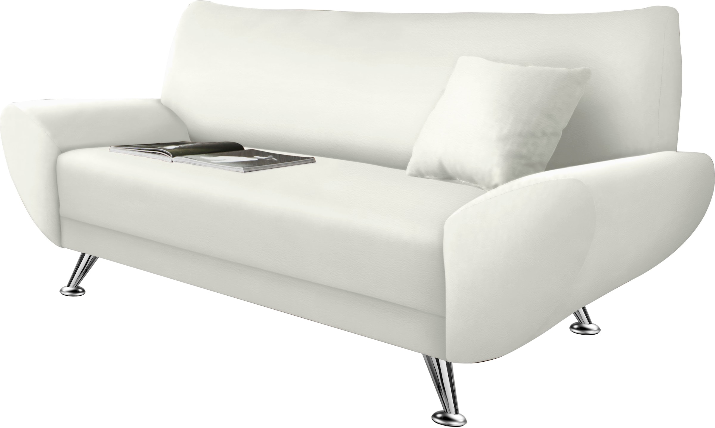 Home affaire 2-Sitzer »Saltare, elegant & komfortabel, toller Designfuss, Breite 174cm, bequem« bequeme Armlehnen