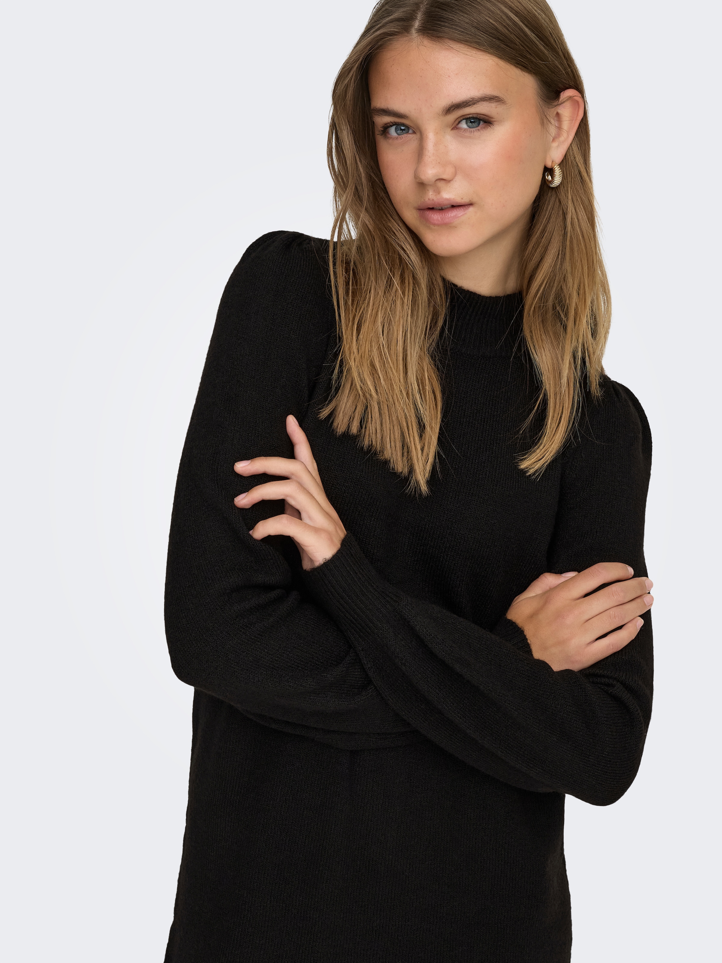 JDY Robe en tricot »JDYRUE LIFE L/S HIGH NECK DRESS KNT NOOS«