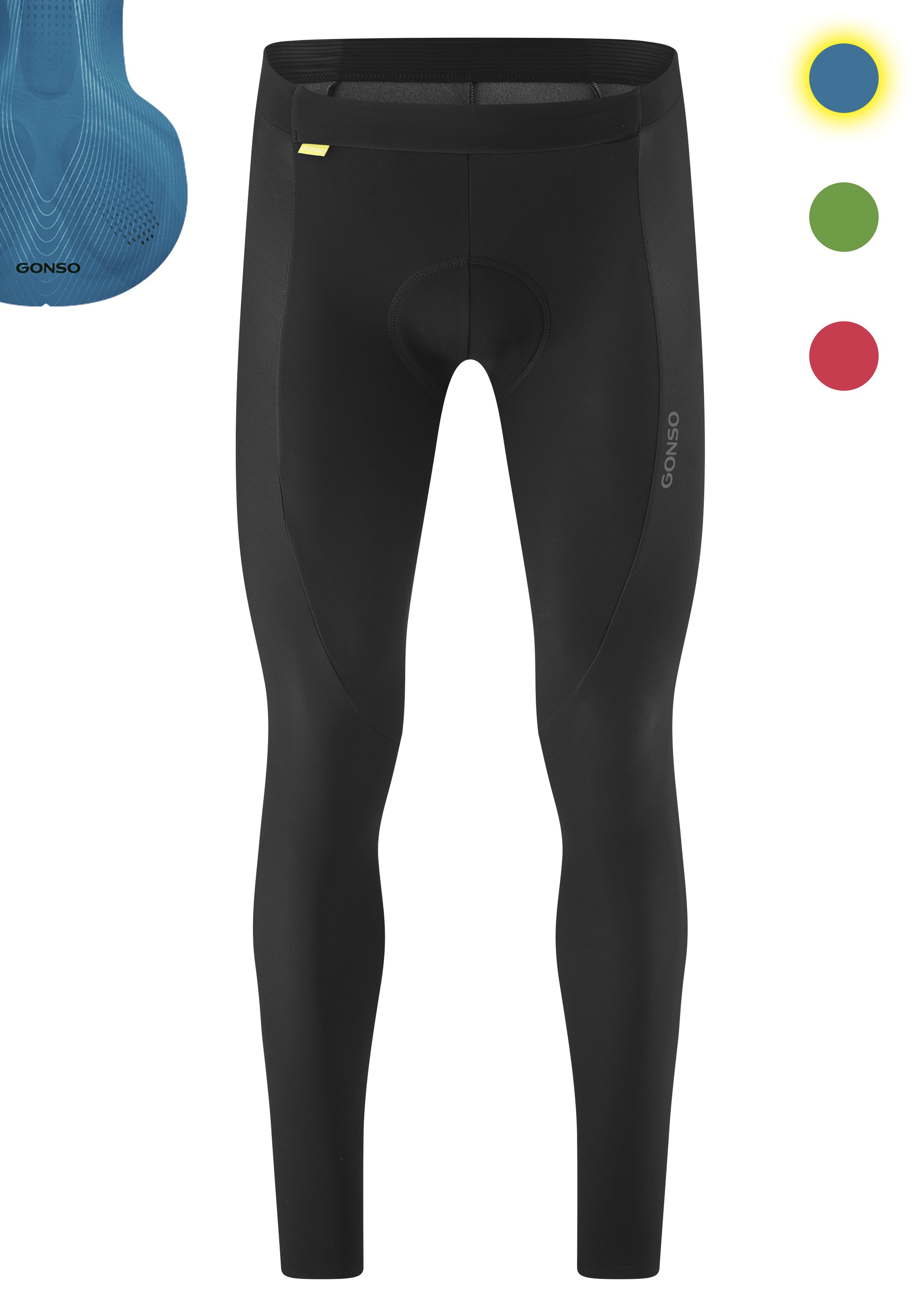 Image of Gonso Fahrradhose "Sitivo Tight M" Herren Radhose, Radlerhose mit speziellem Sitzpolster, Tight Fit