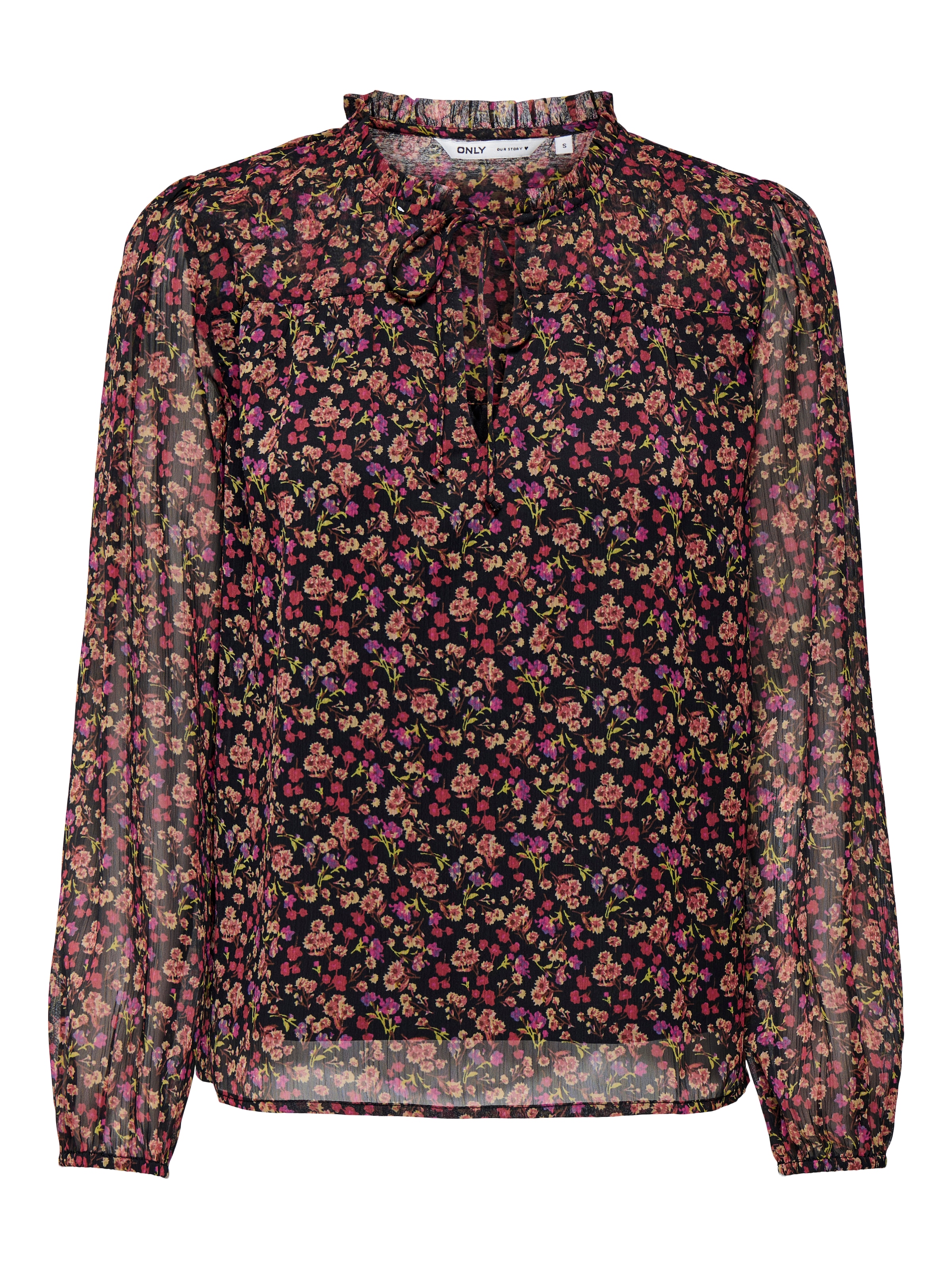 ONLY Chiffonbluse »ONLDITSY L/S BLOUSE WVN«