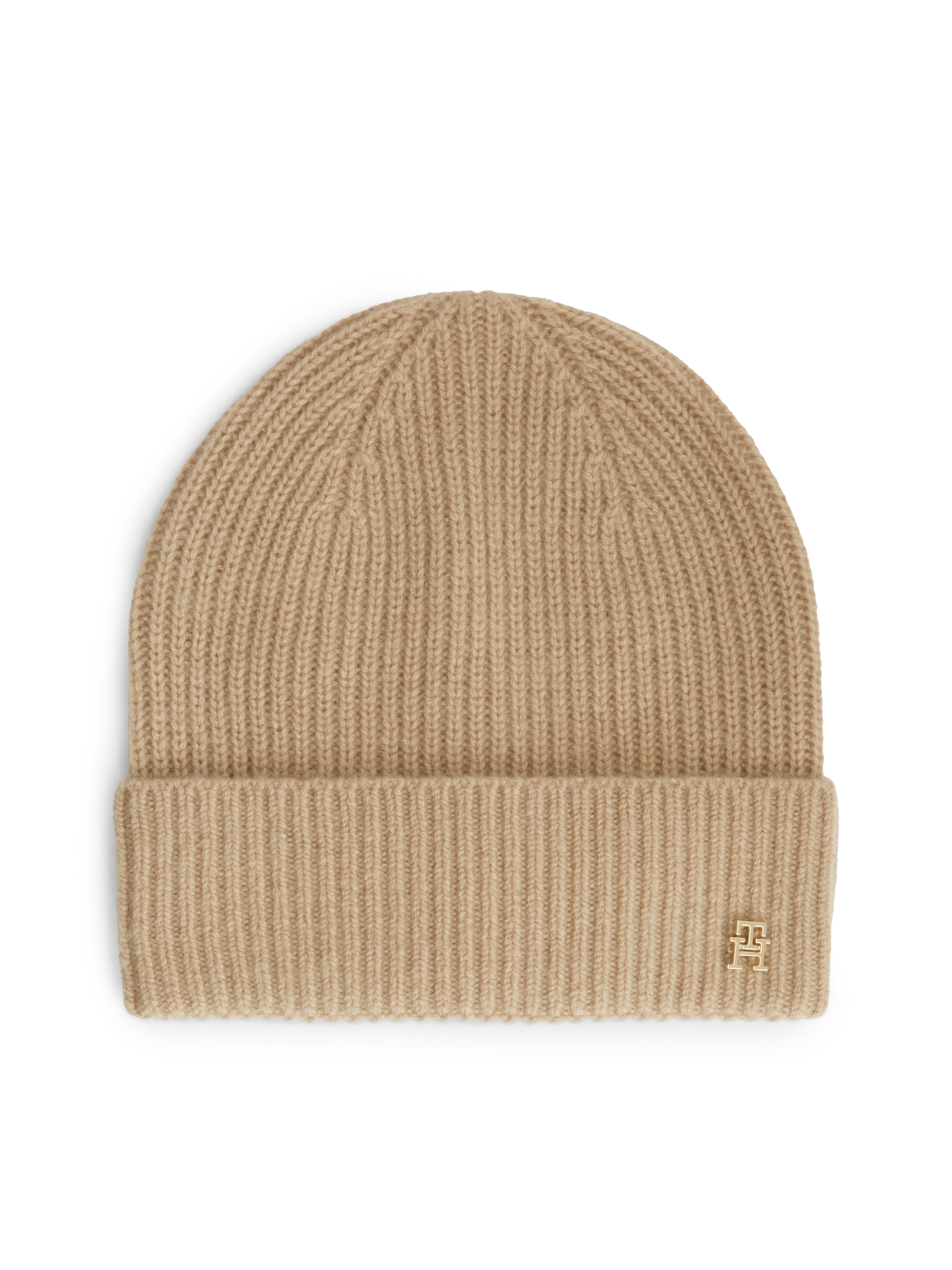 Tommy Hilfiger Bonnet »CASHMERE BEANIE« Coupe régulière avec emblème de la marque
