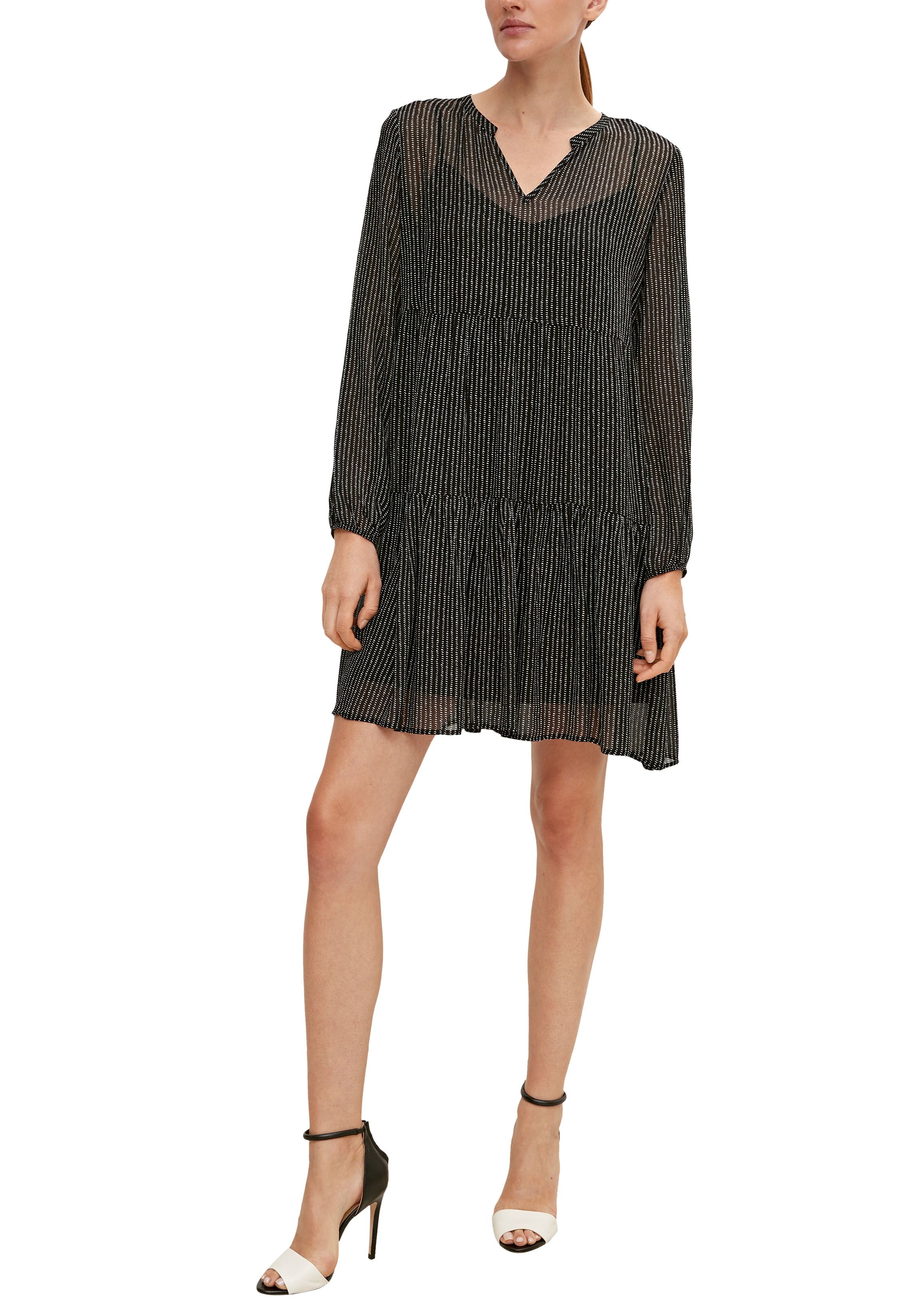 Abendkleid »Kleid aus Viskosecrêpe«, (1 tlg.)