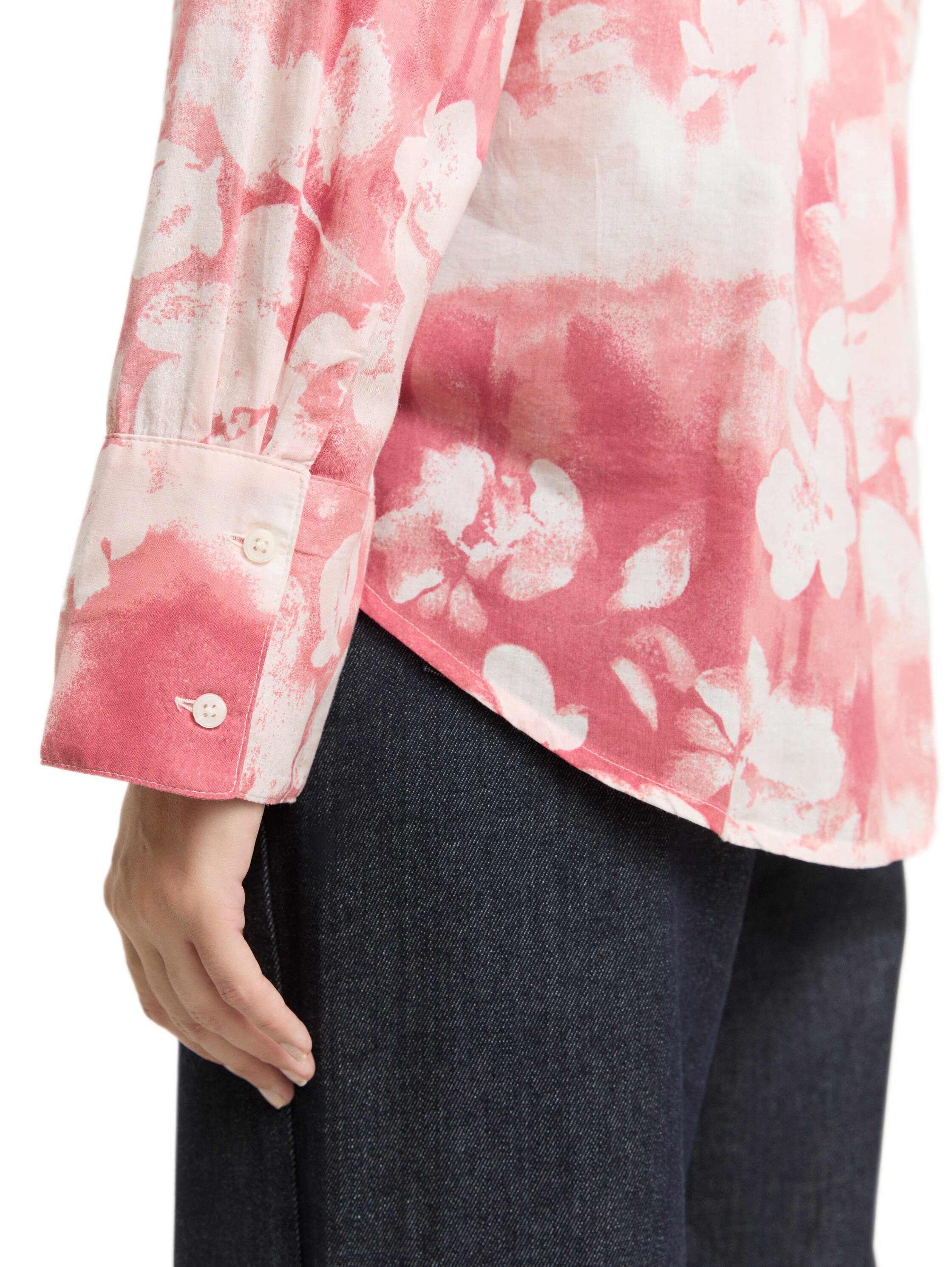 TOM TAILOR Blouse chemise avec motif