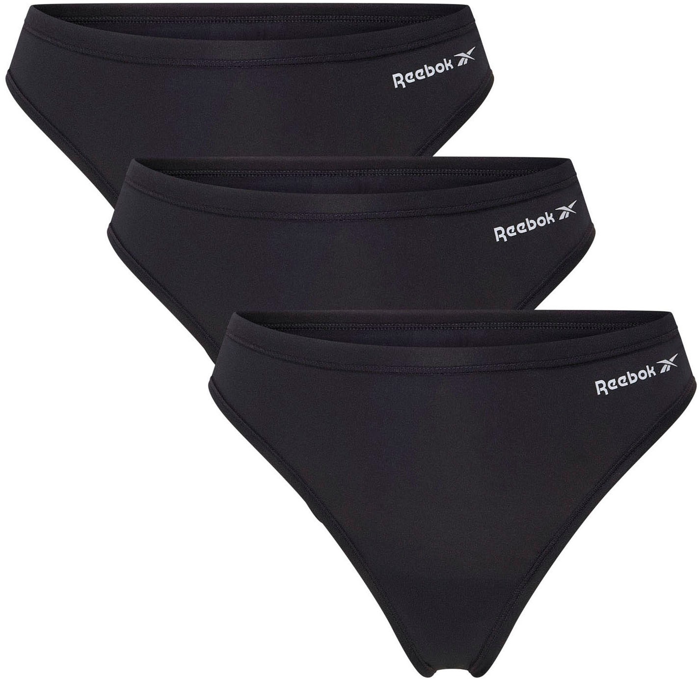 Image of Reebok Tanga "SERENA" feuchtigkeitsregulierend, eng, basic, bequem, mit Logo
