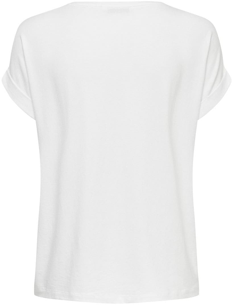 ONLY T-Shirt »ONLMOSTER – T-Shirt mit melierter Optik und elastischem Material«, meliert, casual, lässig geschnitten, Viskosemischung, Rundhals