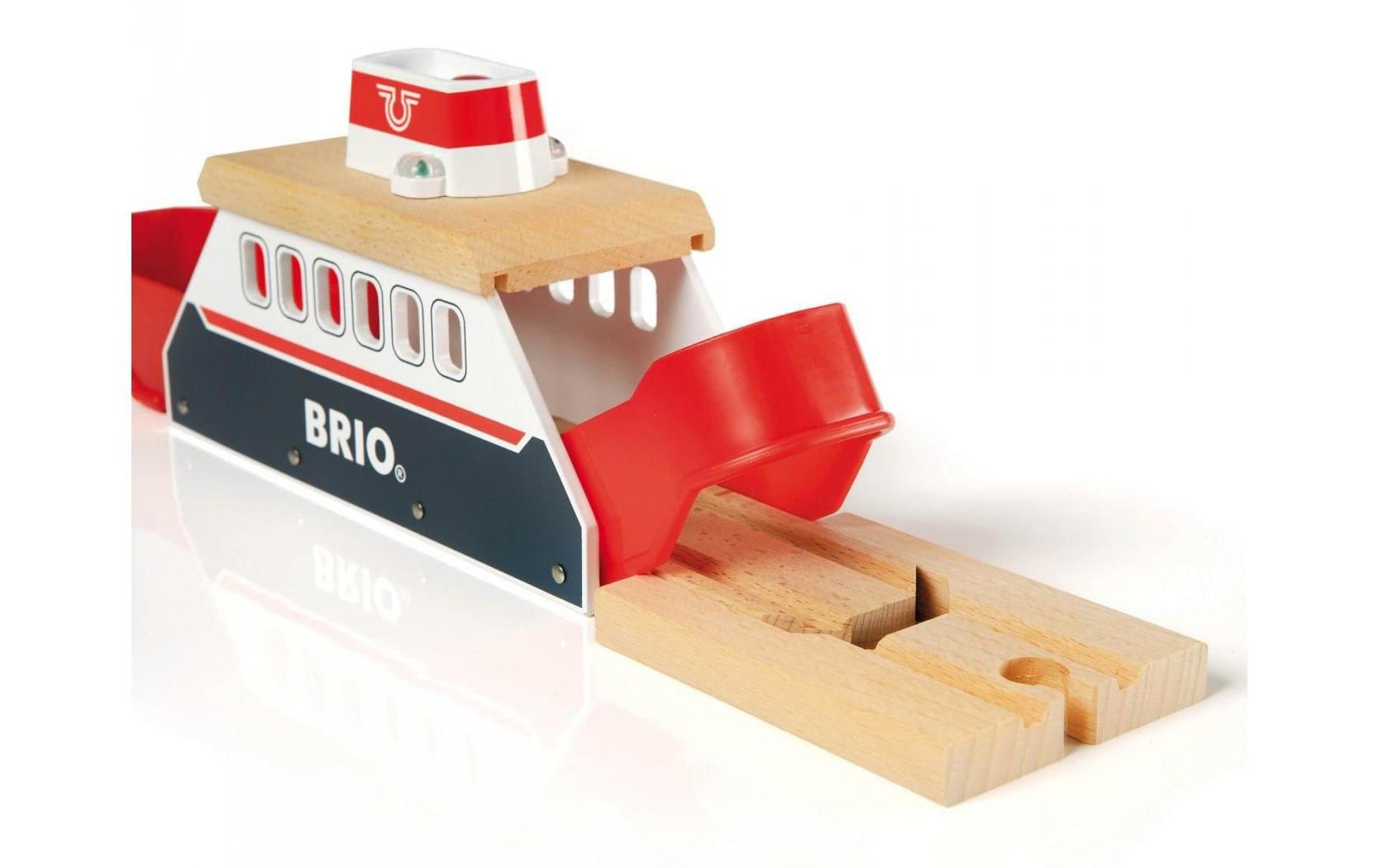 Spielzeugeisenbahn-Erweiterung »BRIO® WORLD Light&Sound Fähre«