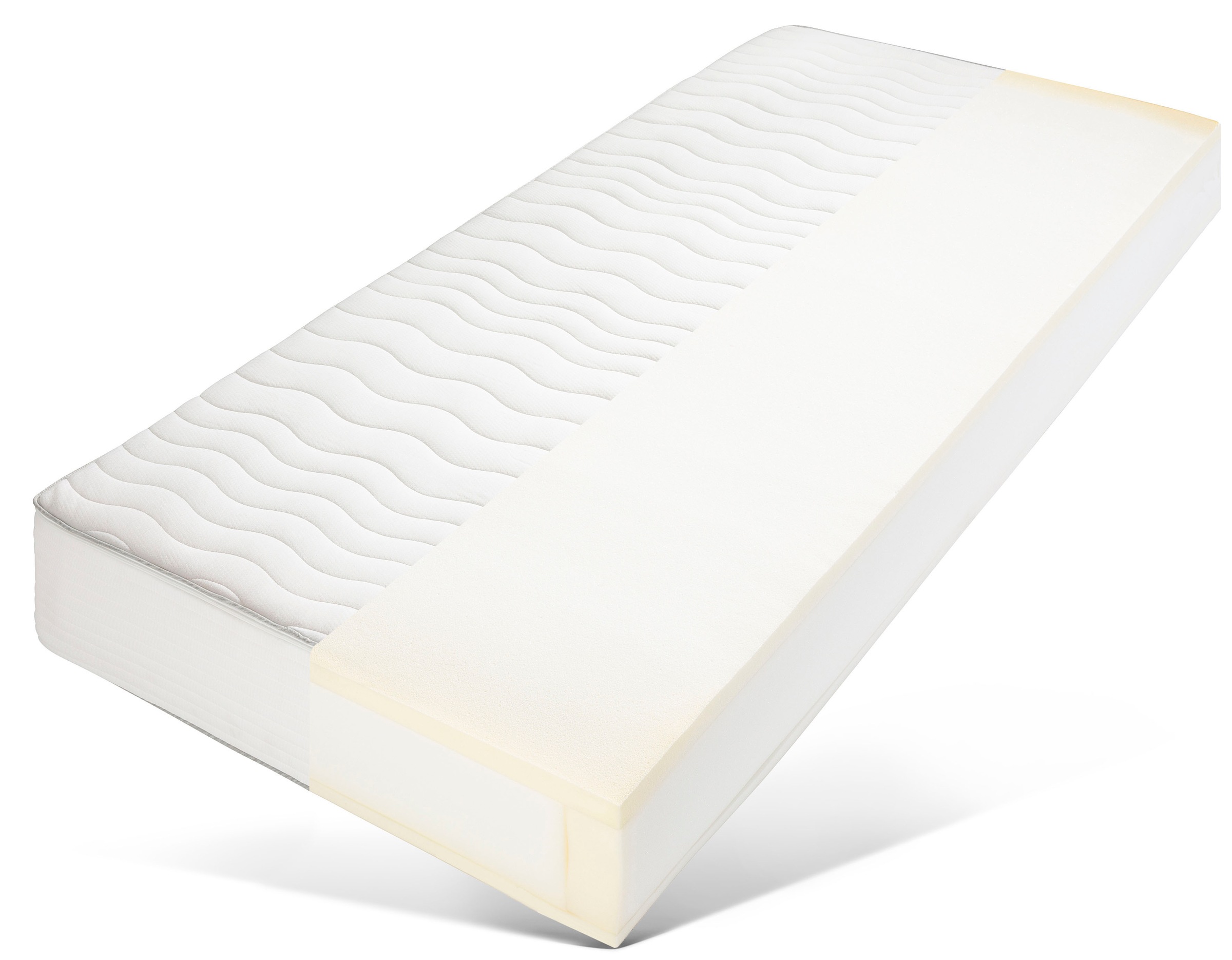 Image of DELAVITA Taschenfederkernmatratze »Arvid«, 27 cm cm hoch, 465 Federn, (1 St.), mit punktelastischer Kaltschaumabdeckung für optimale Körperanpassung und ideales Schlafklima - besondere Höhe für ein leichtes Aufstehen aus dem Bett! bei Ackermann Versand Sc