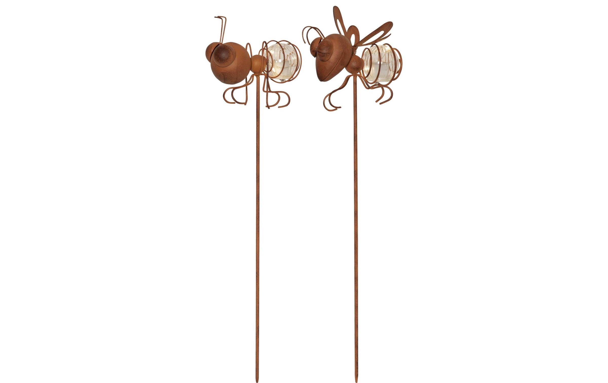 Image of Parforce Traditional Hunting Gartenleuchte "Solar Oxida, 51 cm, Rost" Warmweiss