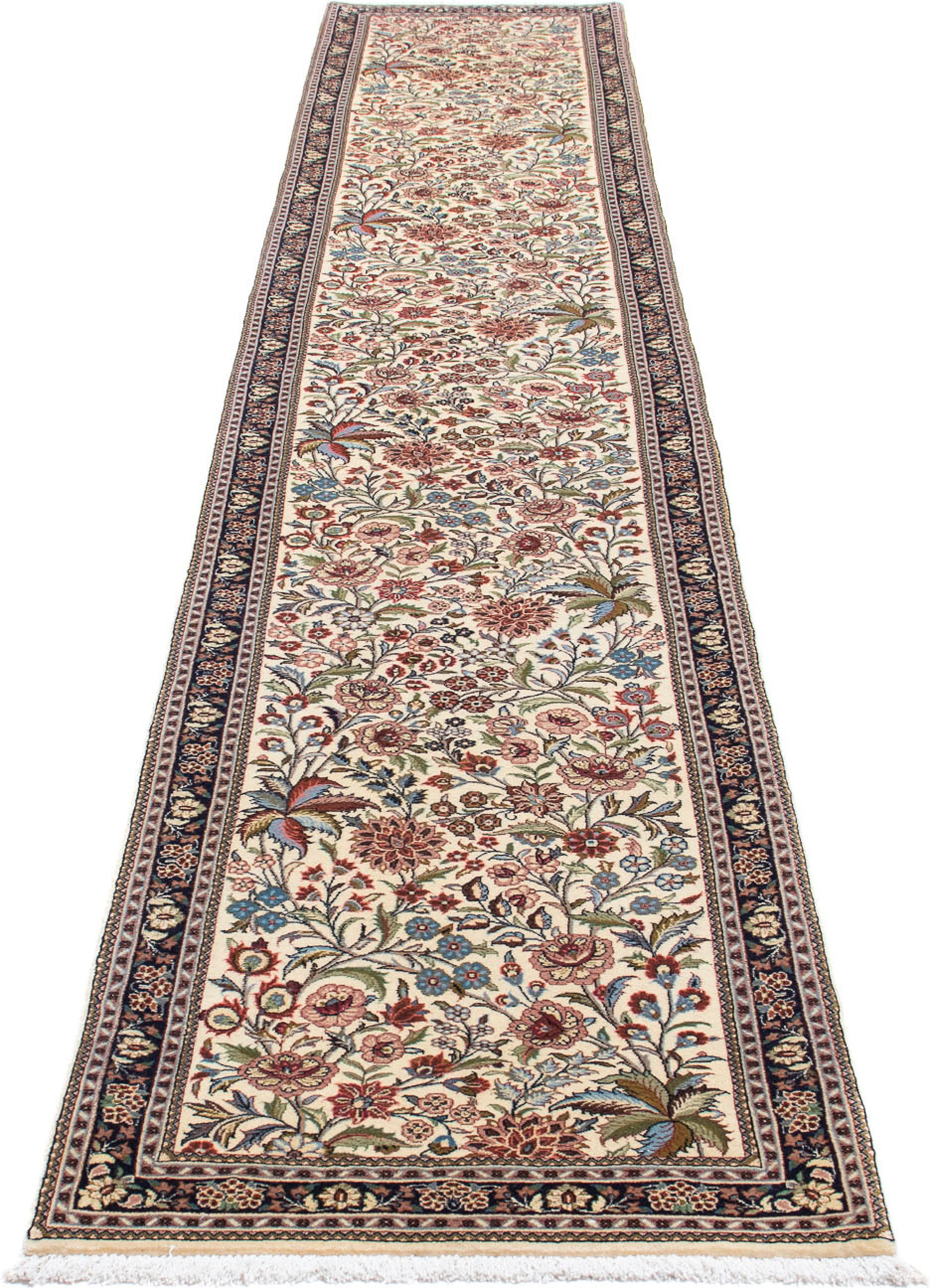 Image of morgenland Orientteppich »Perser - Ghom - 400 x 70 cm - beige«, rechteckig, 10 mm Höhe, Wohnzimmer, Handgeknüpft, Einzelstück mit Zertifikat bei Ackermann Versand Schweiz
