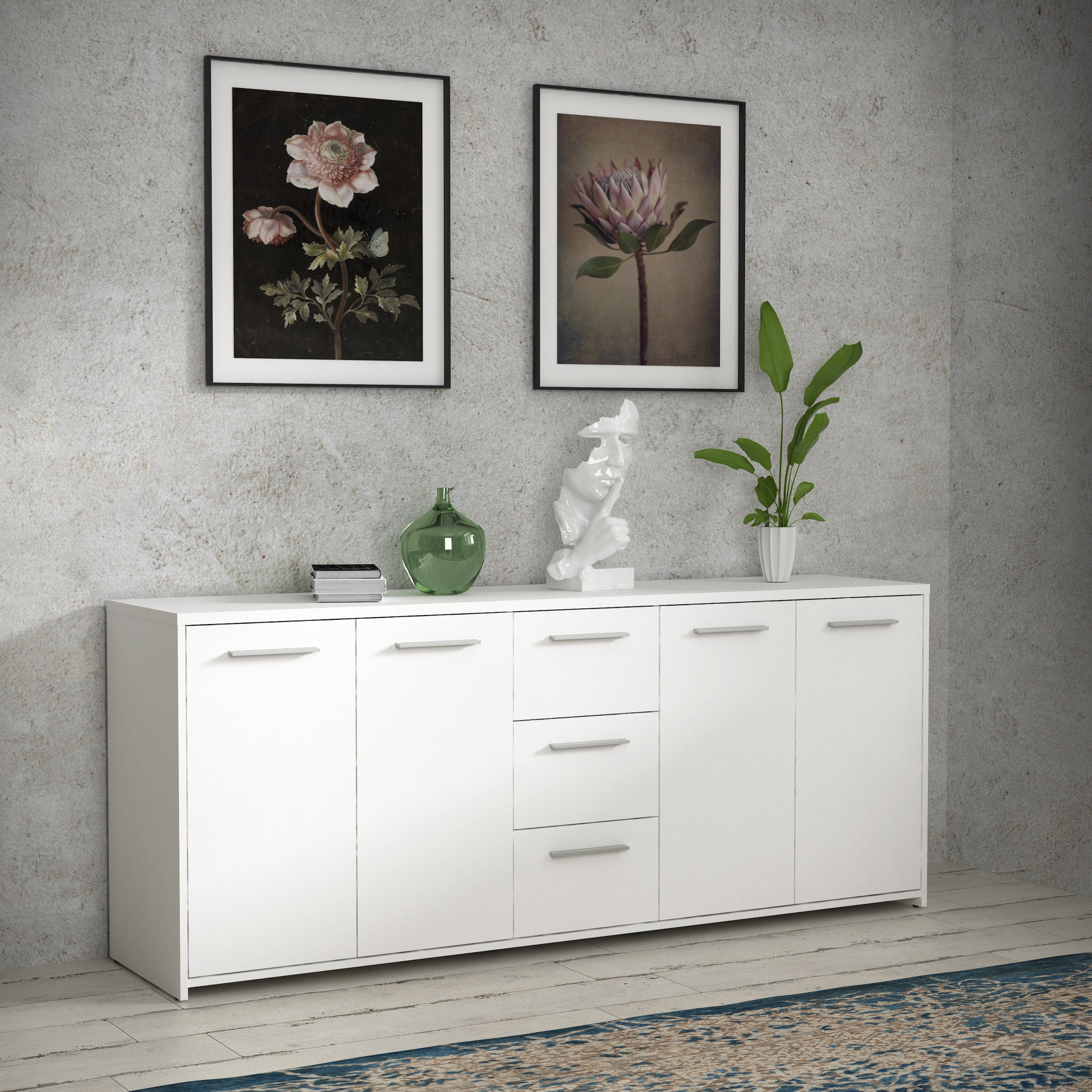 Image of FORTE Sideboard "Sideboard, 180 cm Breit, 3 Schubkästen, viel Platz"