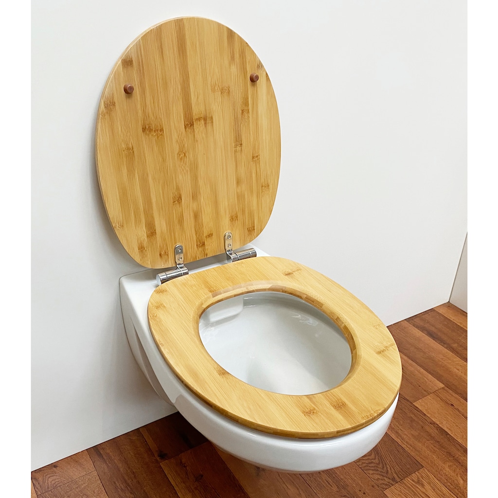 ADOB WC-Sitz »Bambus dunkel«