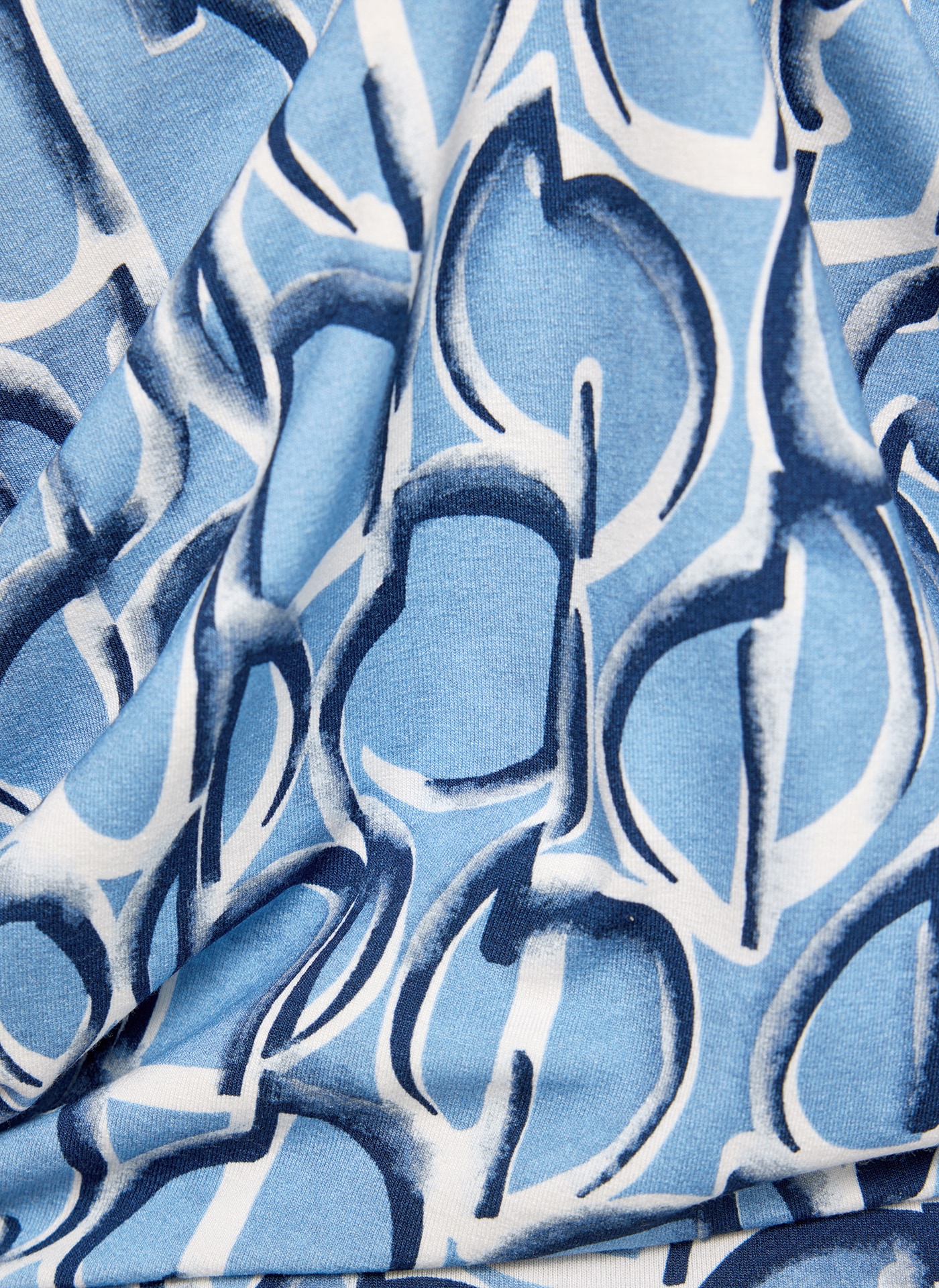 Rabe T-shirt à manches 3/4 mit grafischem Muster