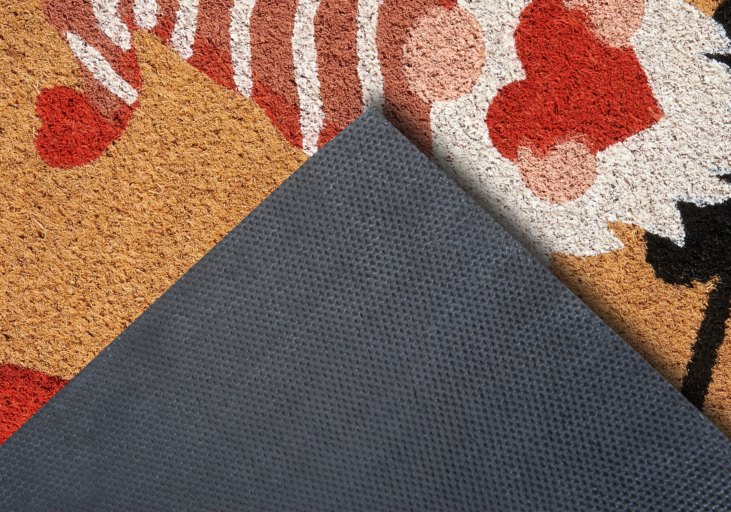 HANSE Home Fussmatte »Kokos Gnome Heart, Türmatte«, rechteckig, 15 mm Höhe, Schmutzfangmatte, Rutschfest, Outdoor, Weihnachten, Kokosmatte, Zwerg