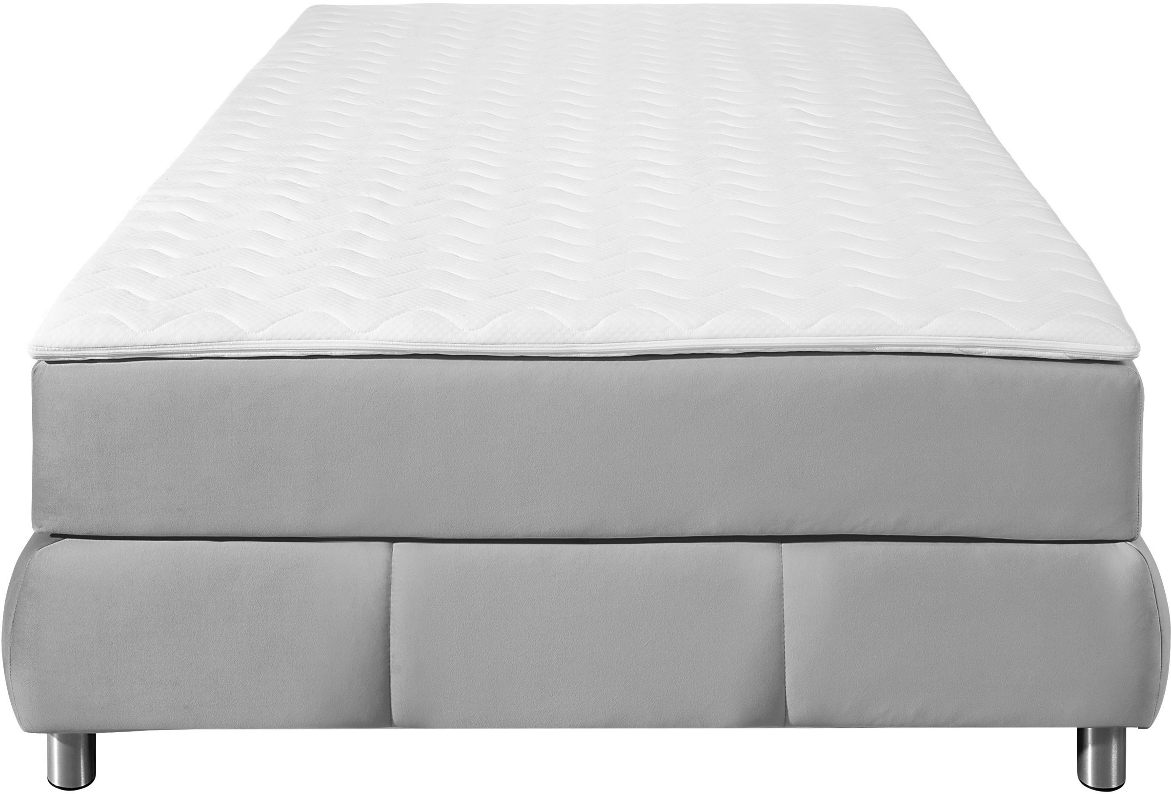 andas Boxspringbett »Salo«, Ohne Kopfteil, inkl. Topper, auch in Überlänge 220 cm