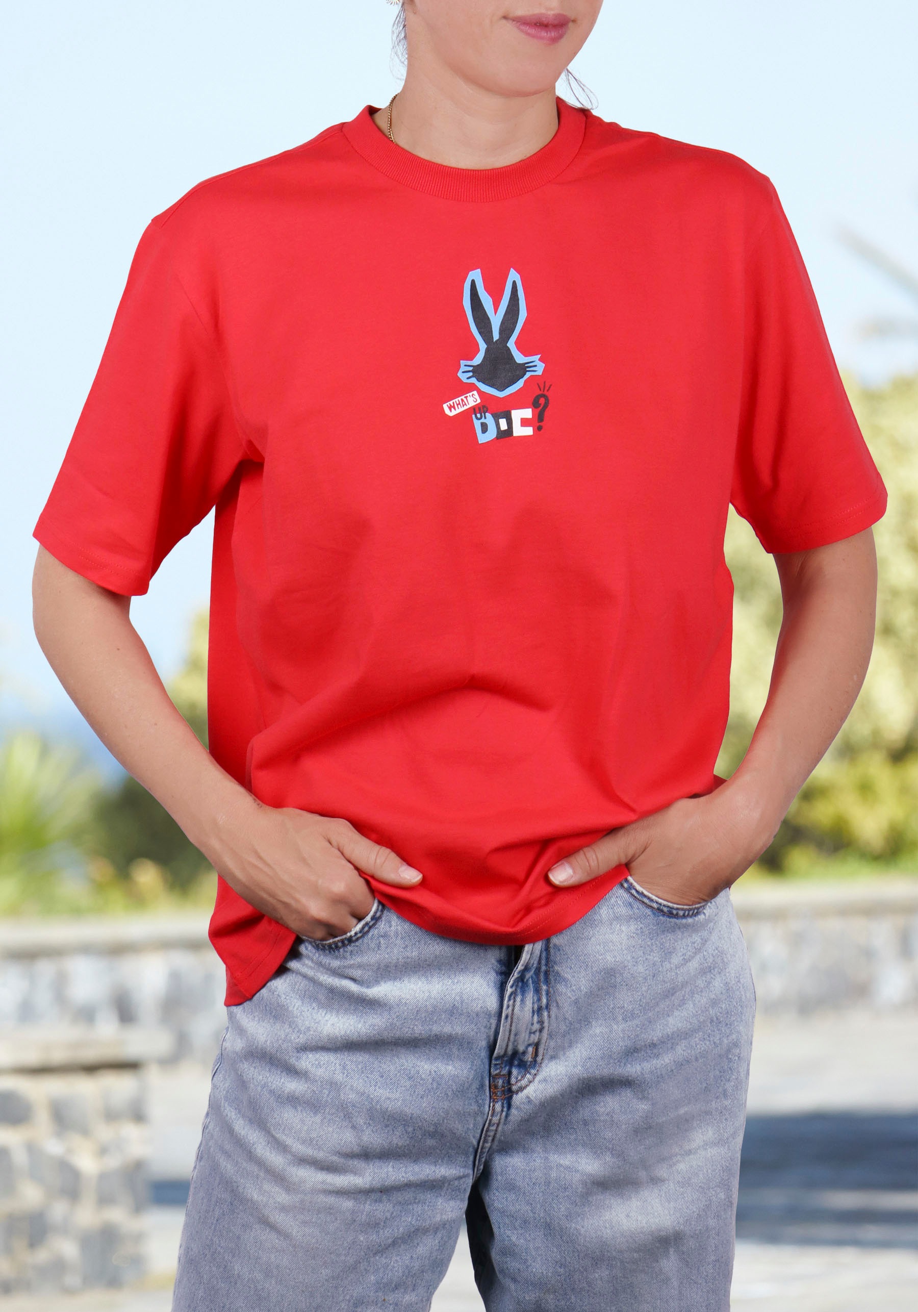 ♕ Capelli New Bugs versandkostenfrei Comic-Motiv mit bestellen T-Shirt, mit Duck York Duffy Bunny