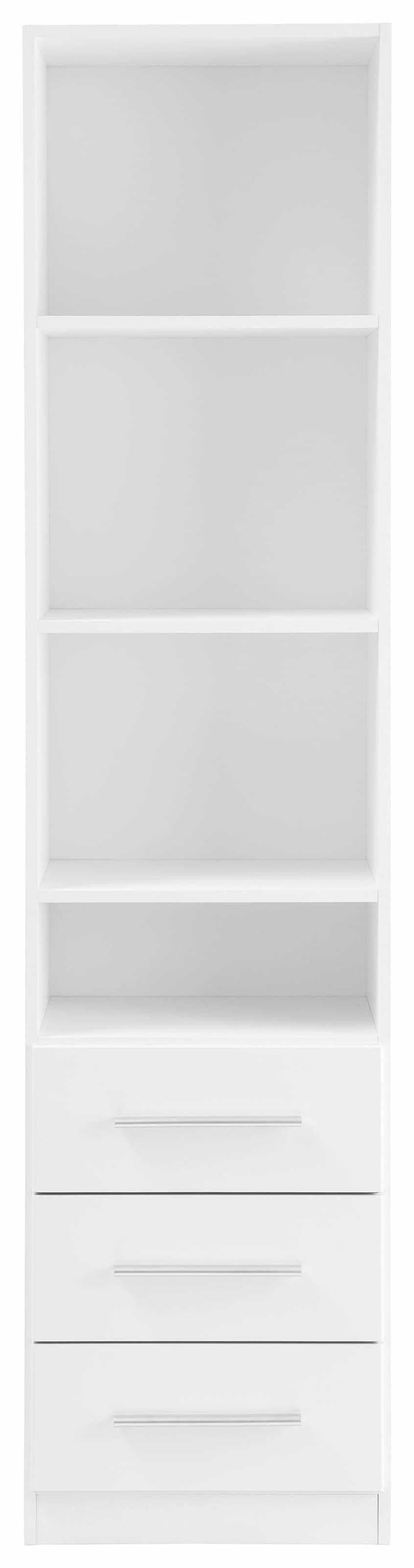 rauch Standregal »Regal Bücherregal Mehrzweckregal Aufbewahrungsregal MINOSA«, Breite 47 cm mit 3 Aussenschubkästen sowie 3 Böden MADE IN GERMANY