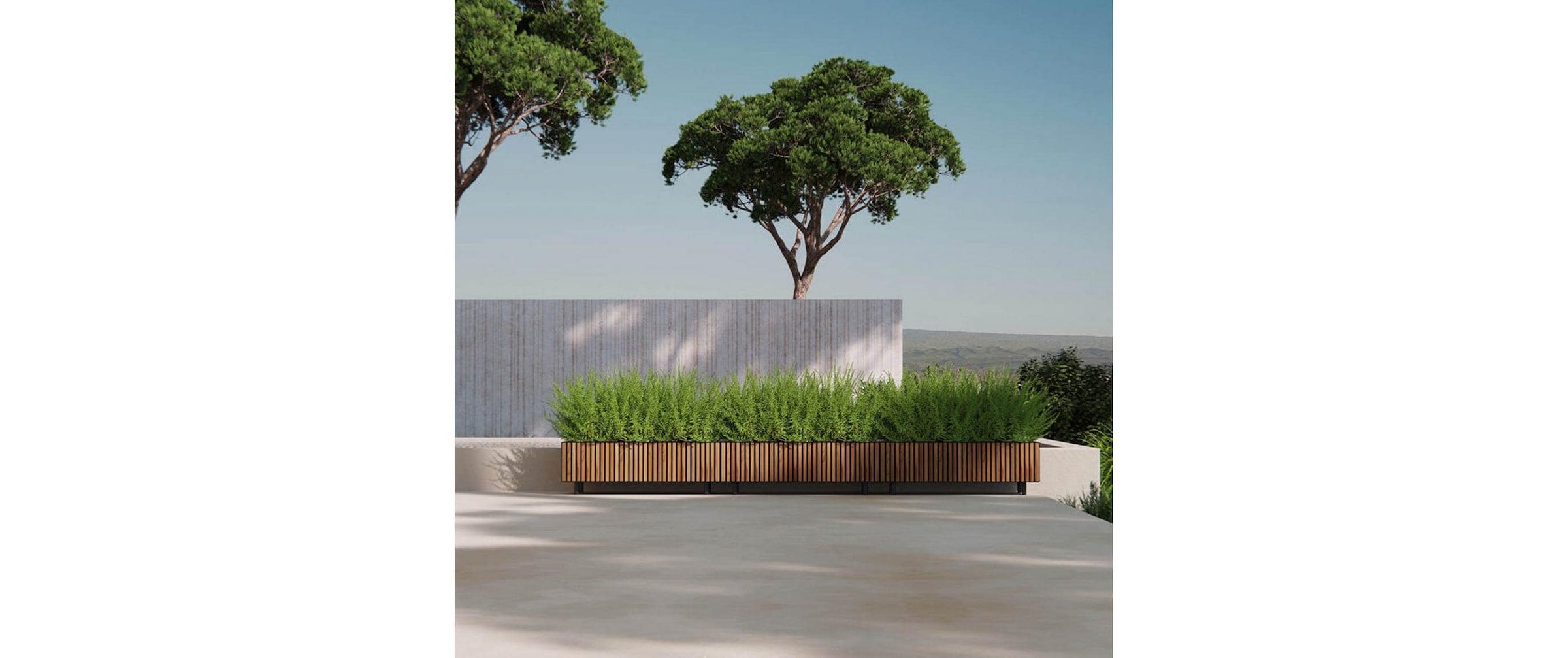 Herstera Garden Pflanzkübel »Xic 100 x 40 x 25 cm«