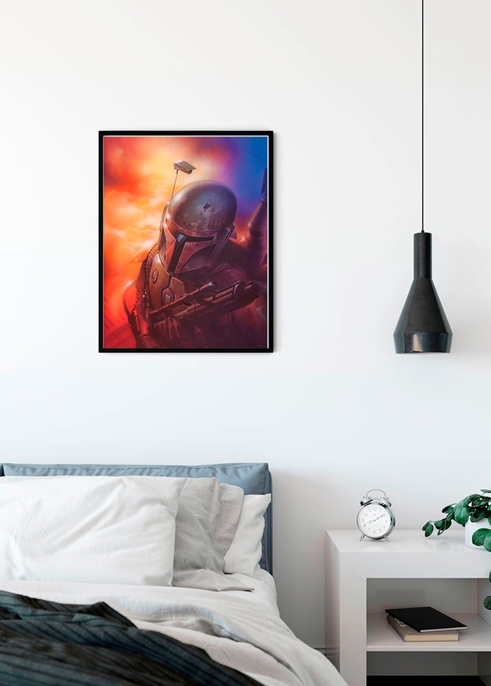 Komar Bild »Star Wars Classic Mandalorian«, Star Wars, (1 St.), Wandbild zur Dekoration im Kinderzimmer - ohne Rahmen