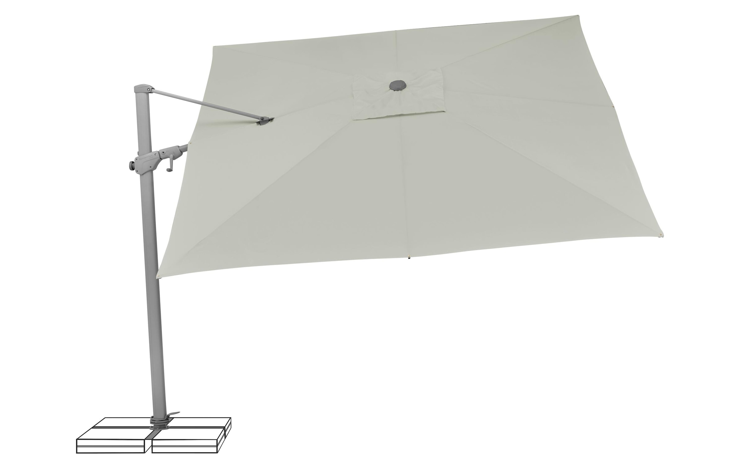   Sonnenschirm »Suncomfort by Glatz Varioflex, 300 x 300 cm«