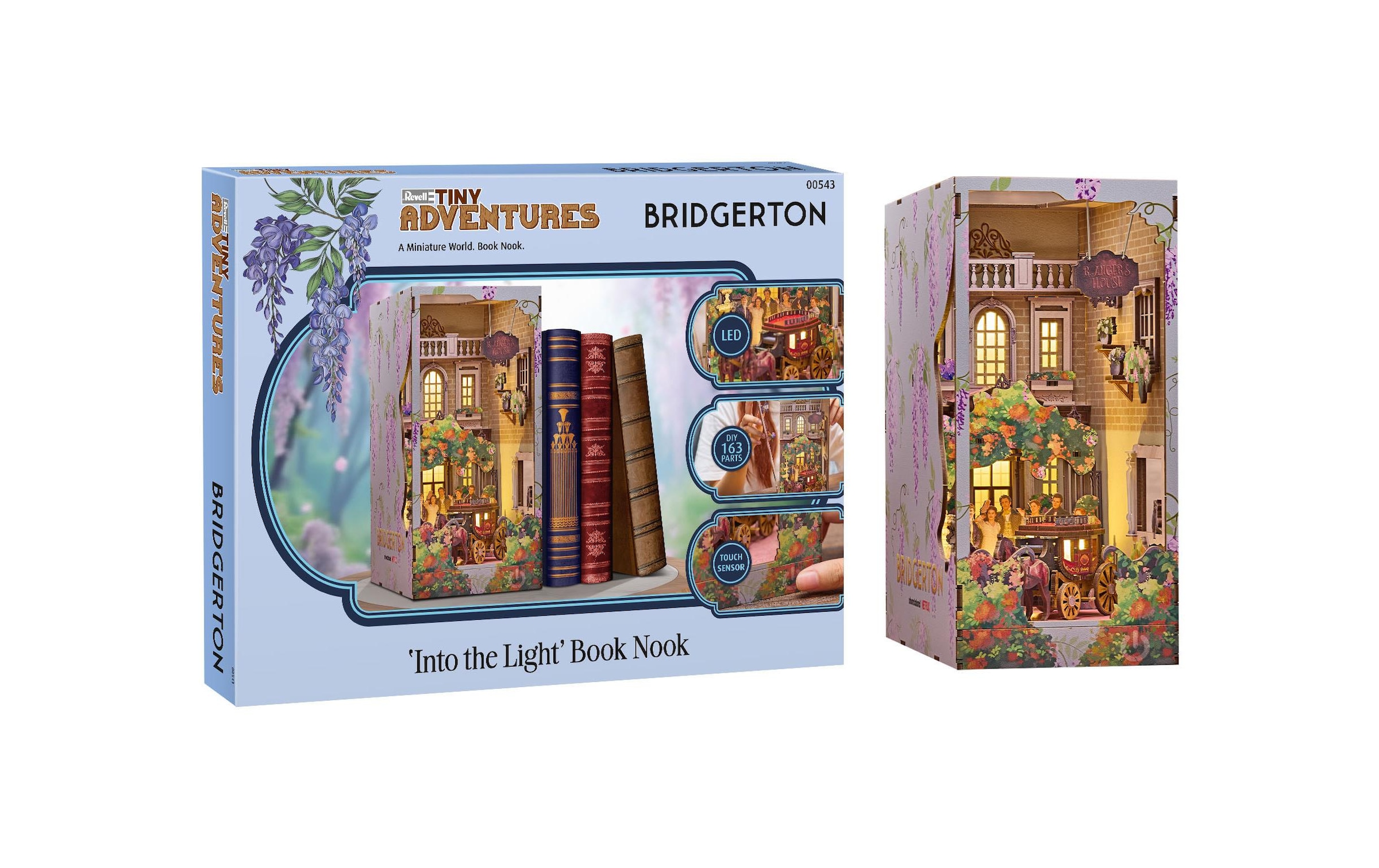 Revell® Modellbausatz »Tiny Adventures – Bridgerton Into the Light Book Nook« 163 Stk. tlg.