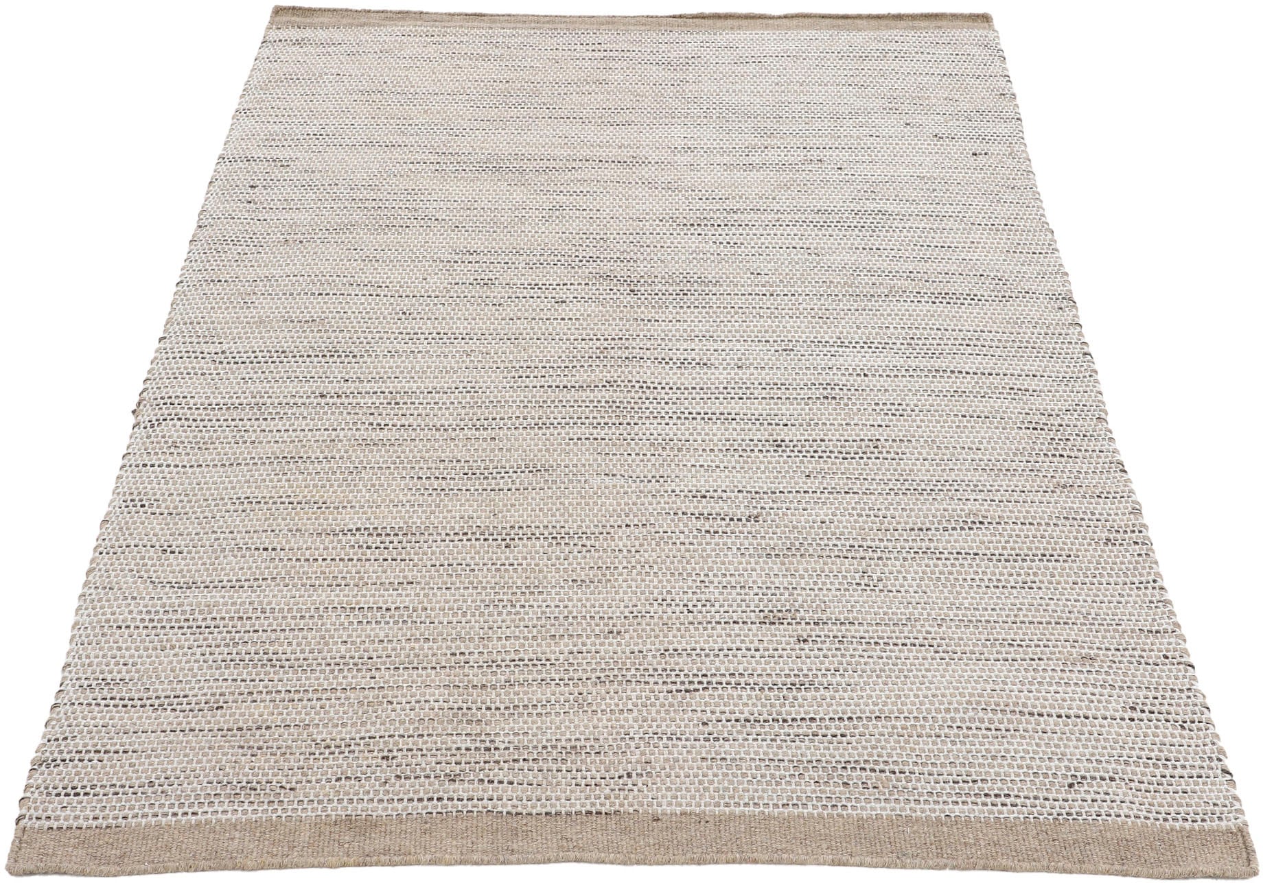 carpetfine Tapis en laine »Mona ,   auch als Läufer« Rectangulaire 5 mm Höhe 80% laine, tapis réversible en laine/coton, salon