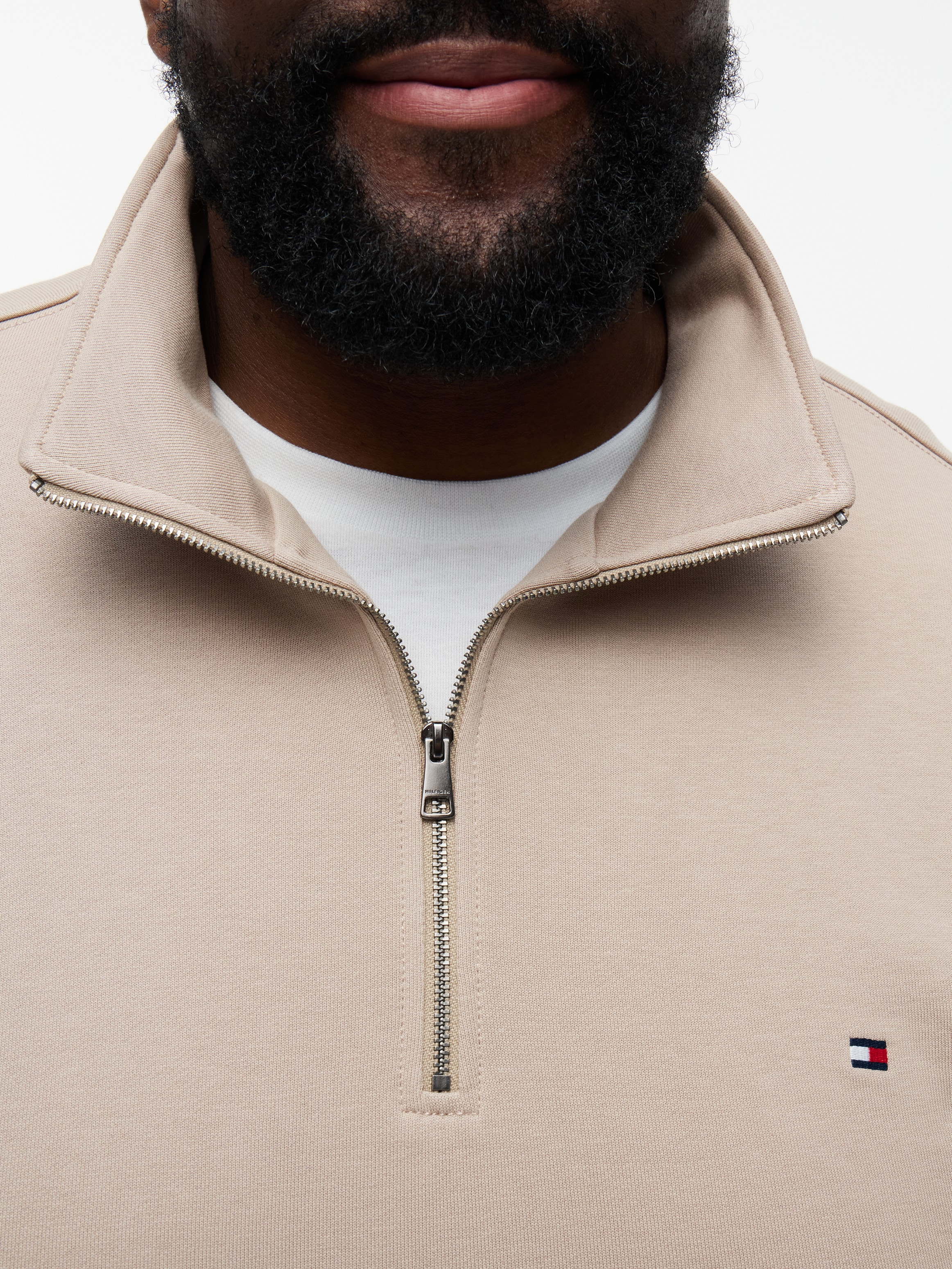 Tommy Hilfiger Big & Tall Sweatshirt »BT-ESSENTIAL TERRY NEW 1/4 ZIP«, Grosse Grössen
