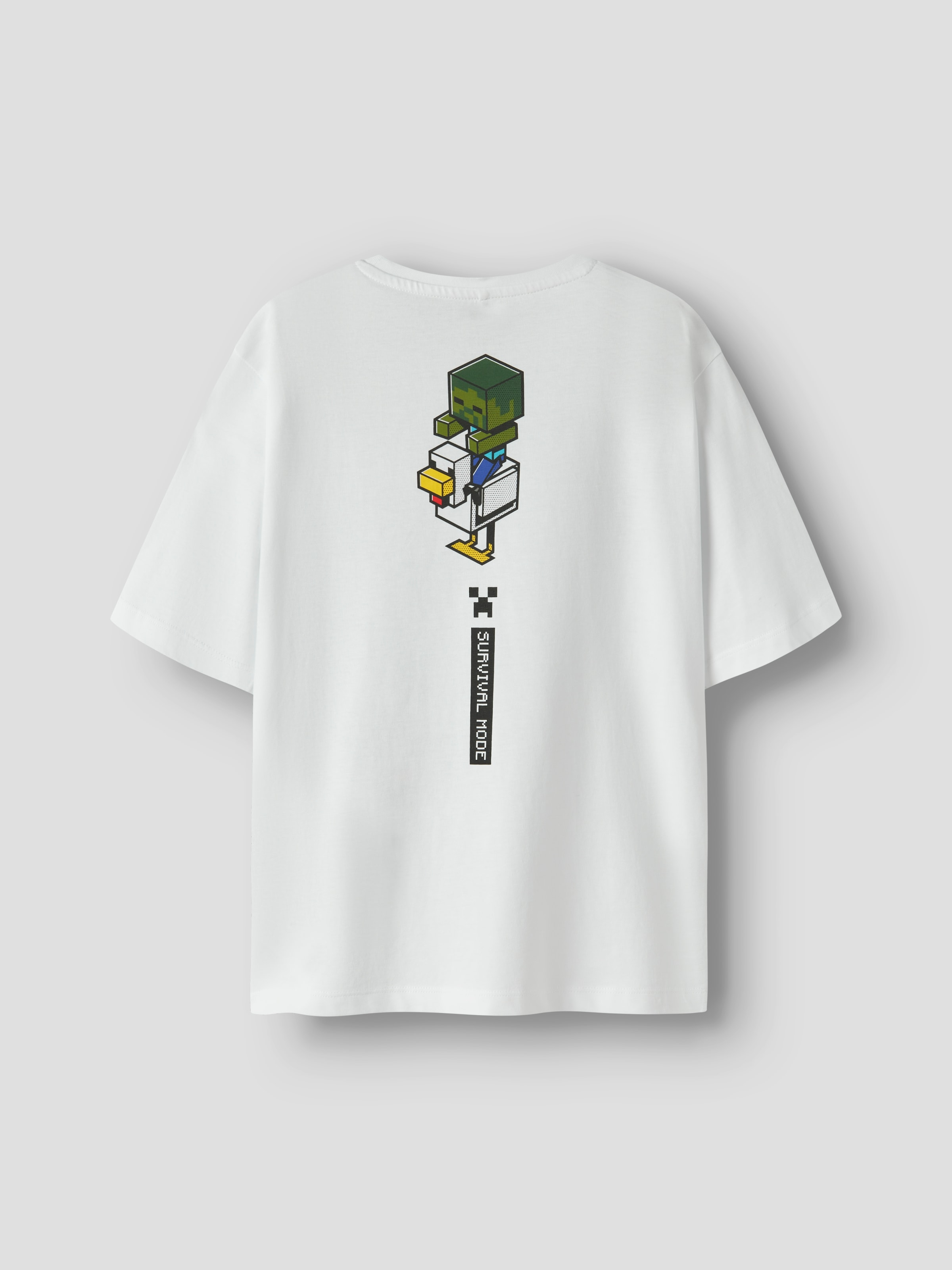 Name It T-Shirt »NKMJUN MINECRAFT SS NREG TOPBOX NOOS BIO« Baumwolle, regular fit