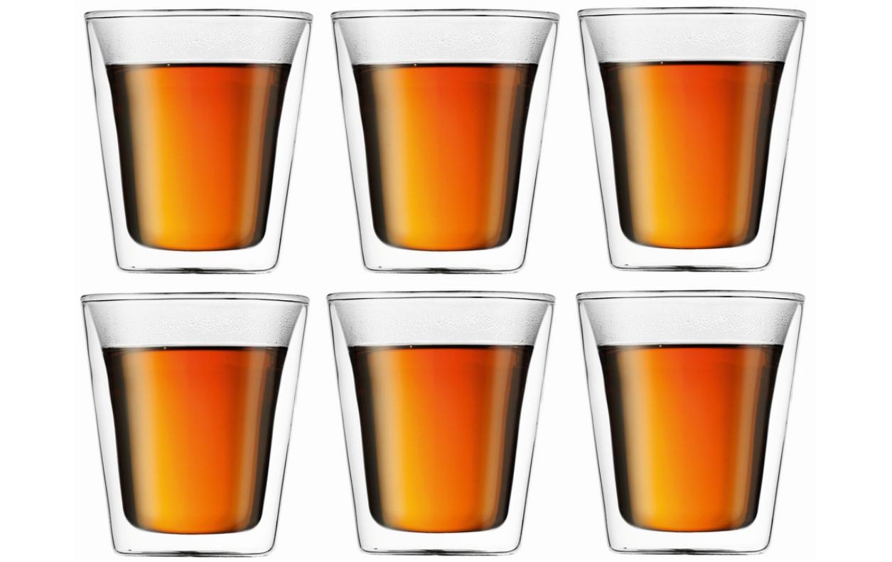 Image of Bodum Espressoglas "Bodum Kaffeeglas Canteen 2 dl, 6 St" 6 teilig