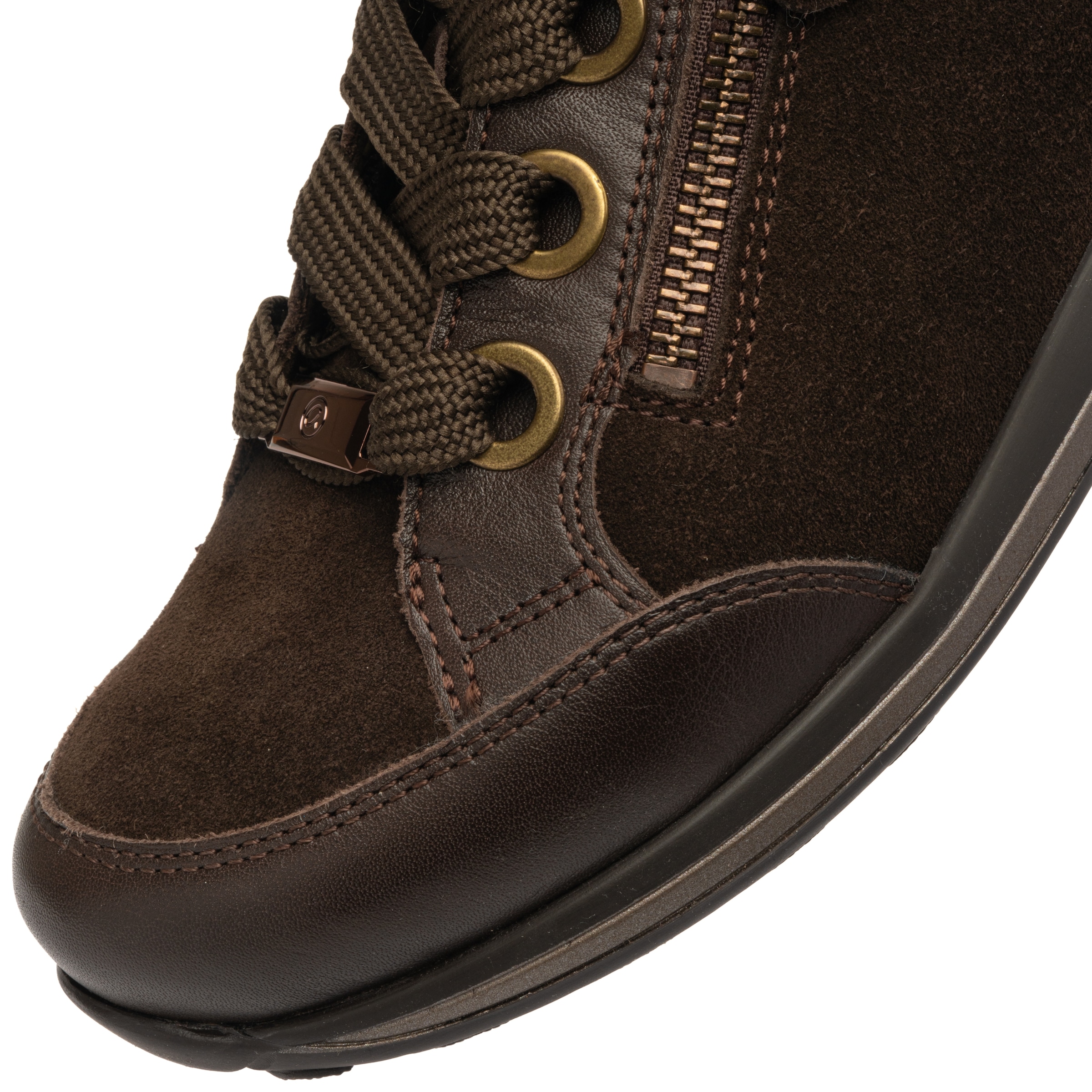 Ara Baskets compensées »OSAKA«  Chaussure de loisir, chaussure basse, chaussure à lacets avec fermeture éclair extérieure, largeur H