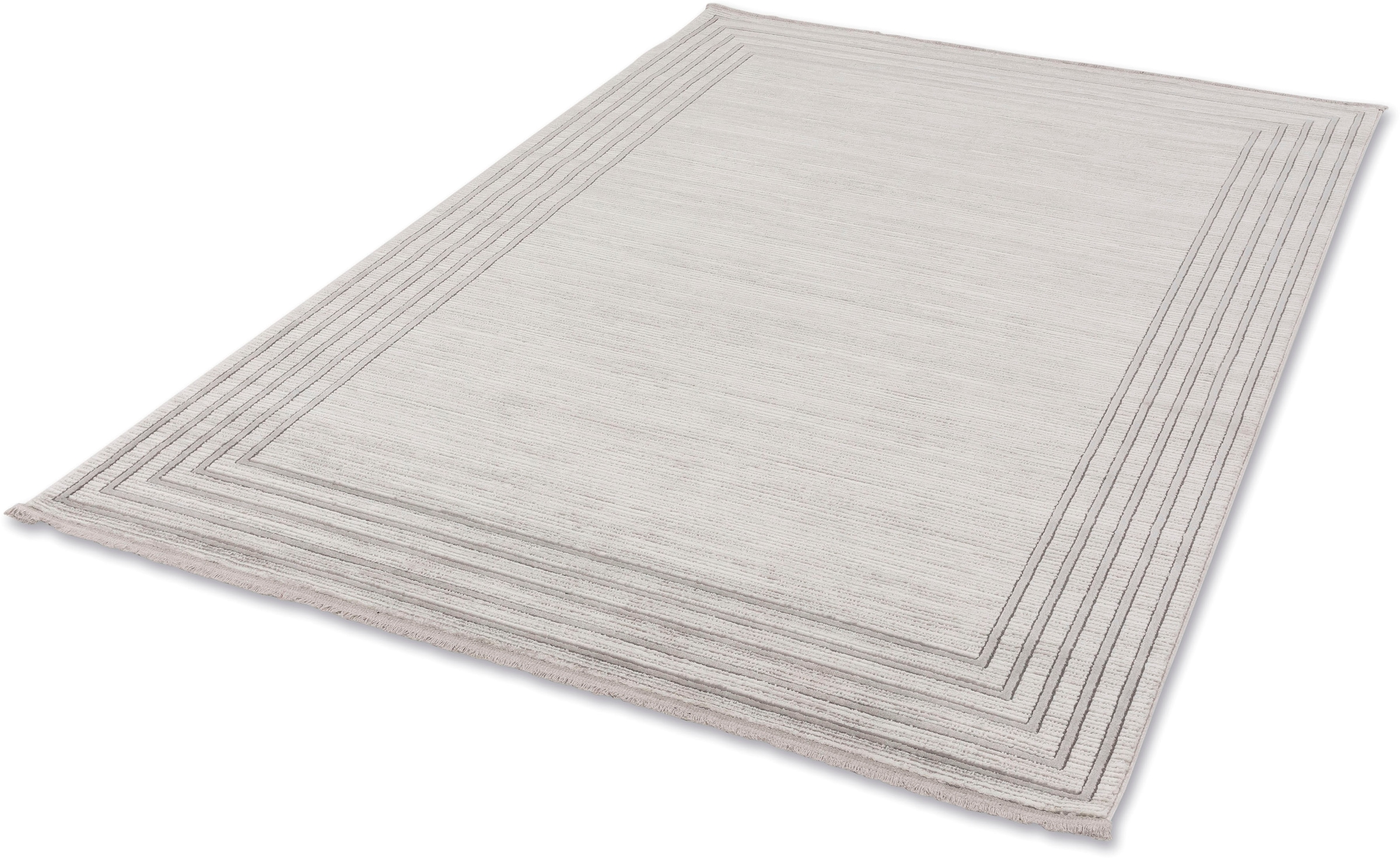 ASTRA Teppich »Vercelli 231/232 Kurzflorteppich«, rechteckig, 3-D Effekt,  wollig weiche Oberfläche, mit Fransen, Wohnzimmer kaufen