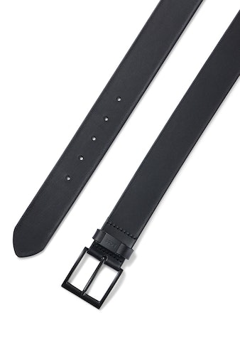 BOSS Ledergürtel »Connio« minimalistisch, Matte-Schliesse und Boss-Prägung auf der Lederschlaufe