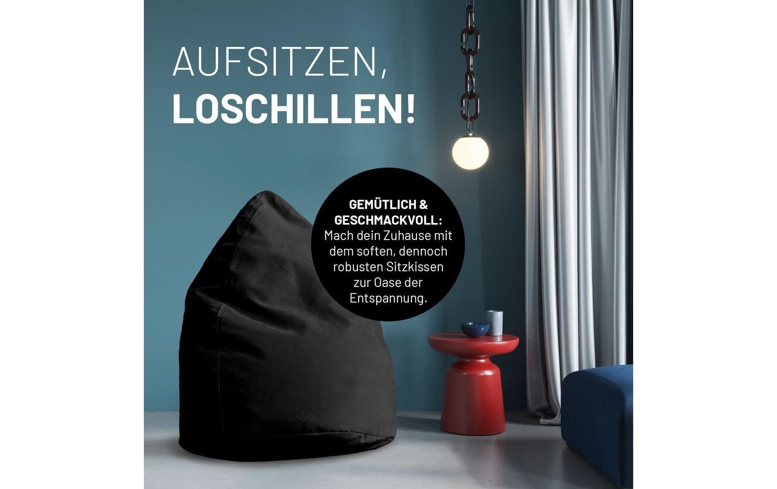 Lumaland Sitzsack »Sitzsack In-& Outdoor 120 l«