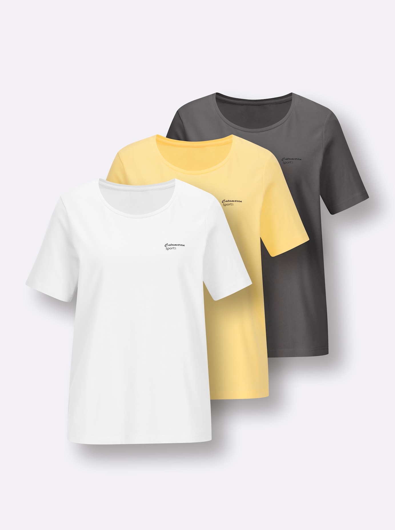 Image of Catamaran Fledermausshirt "Dreierpack Shirts" 3 tlg.