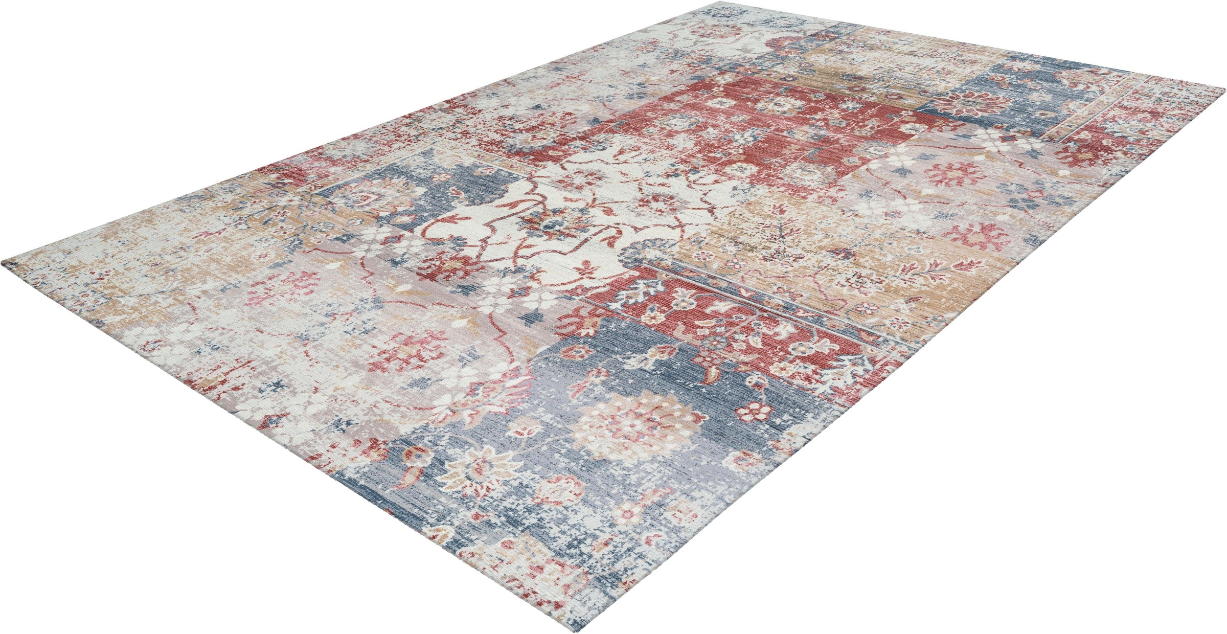 Image of calo-deluxe Teppich »Emin 1003«, rechteckig, 10 mm Höhe, reine Baumwolle, Wohnzimmer bei Ackermann Versand Schweiz